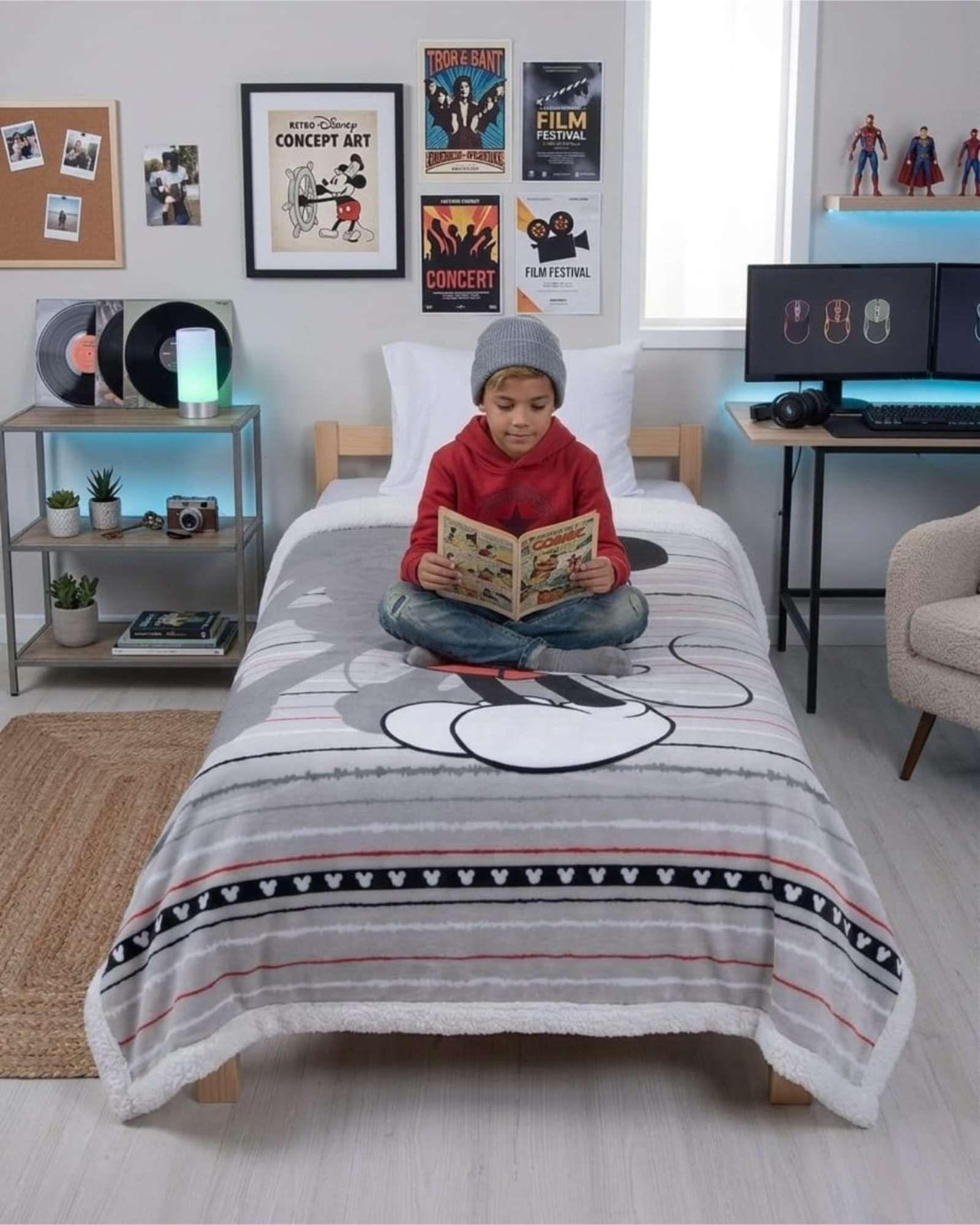 FRAZADAS POLAR SHERPA PLAZA Y MEDIA m5-4