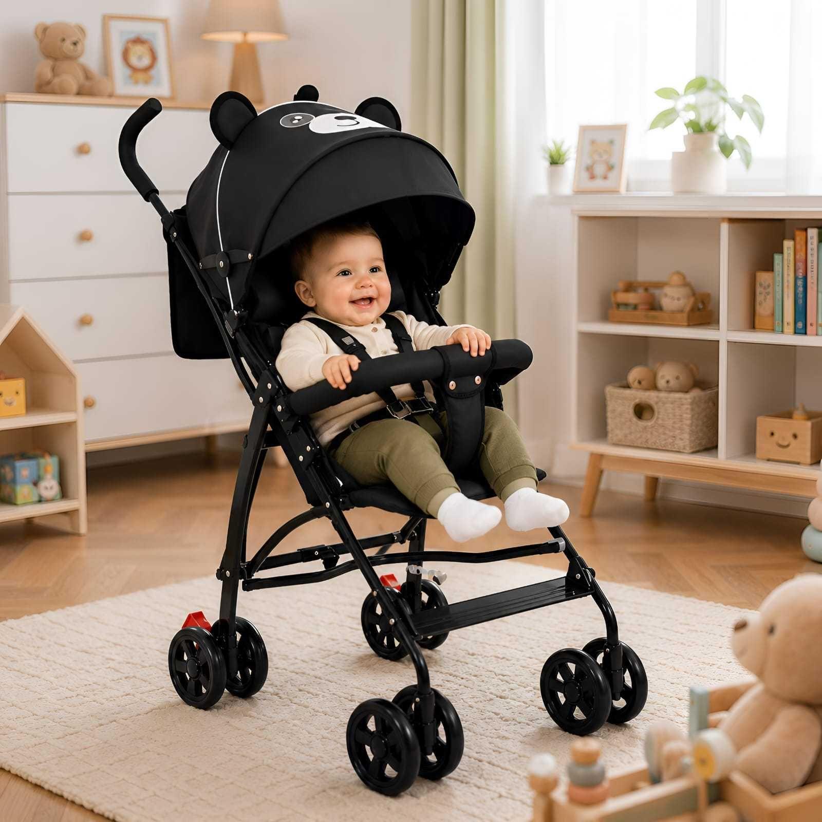 Coche Paseador Liviano y Plegable para Bebé 02-2