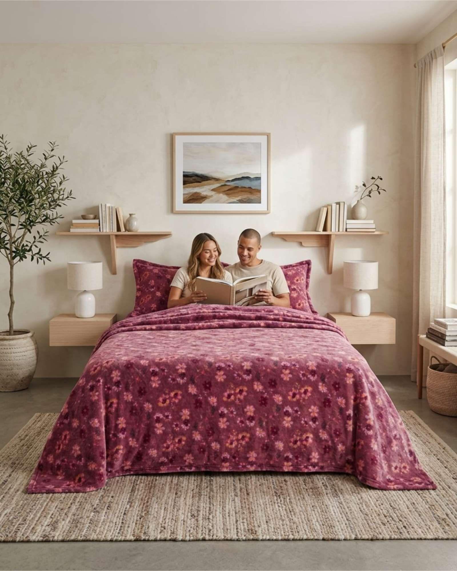 Sabanas Polar de Invierno 2 Plazas Estampado Premium m3-4