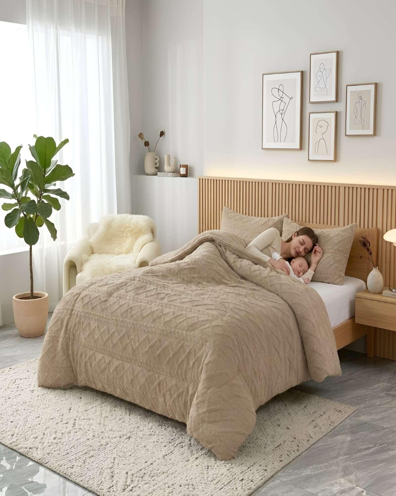 Cubrecama 2 Plazas Con Relieve Cobertor Elegante Suave D3-0