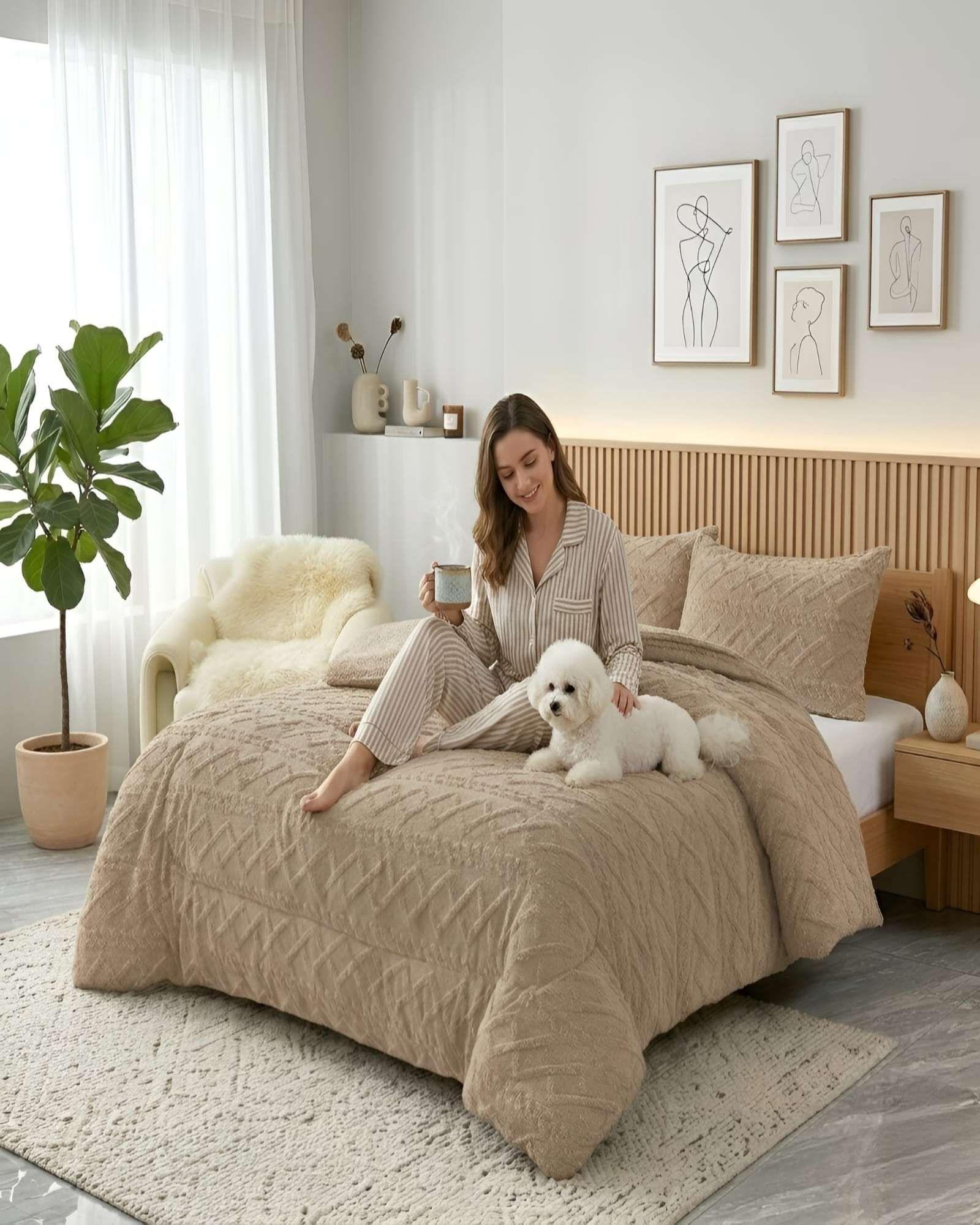 Cubrecama 2 Plazas Con Relieve Cobertor Elegante Suave D3-3
