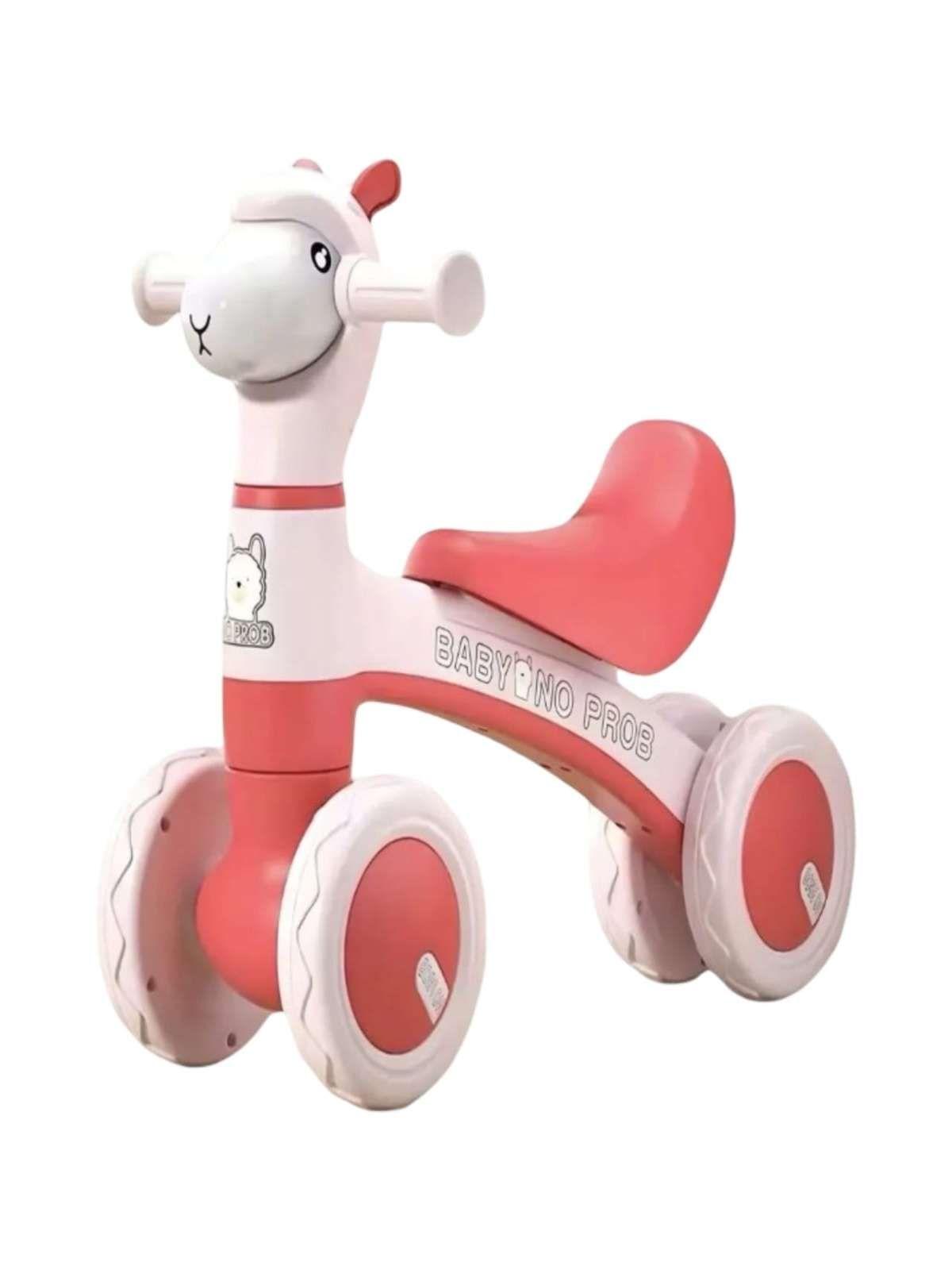 Bicicleta de Equilibrio para Bebés con Ruedas Antideslizantes rosa-2