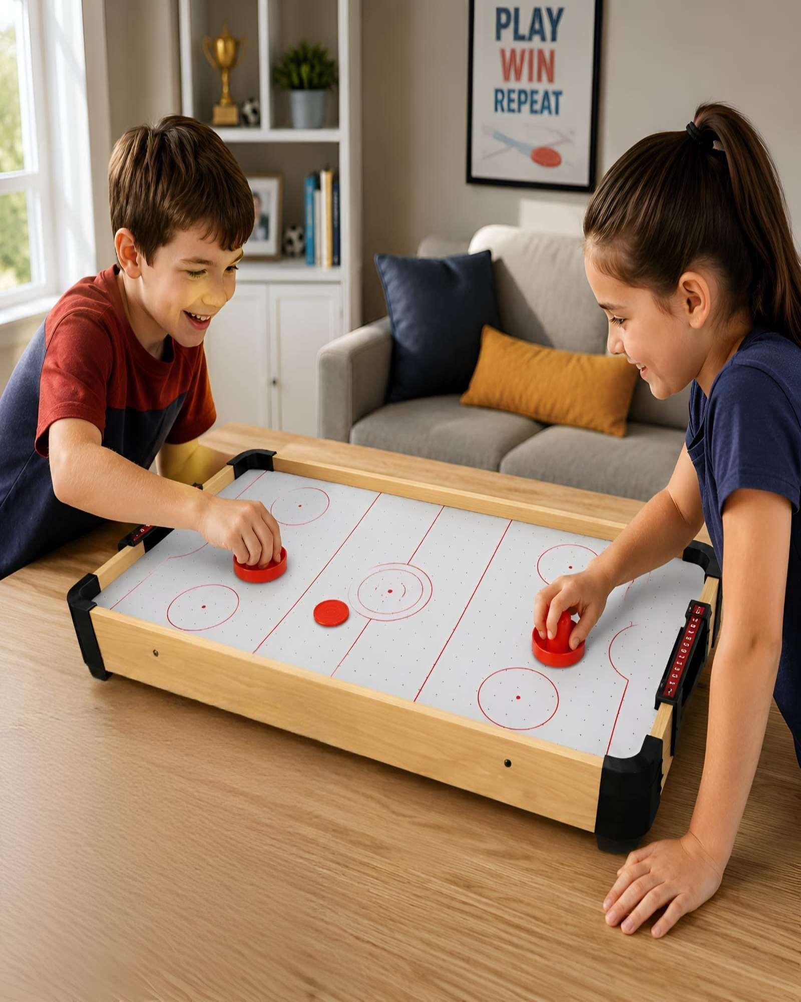 Mini Mesa Air Hockey De Madera Juguete Infantil-2