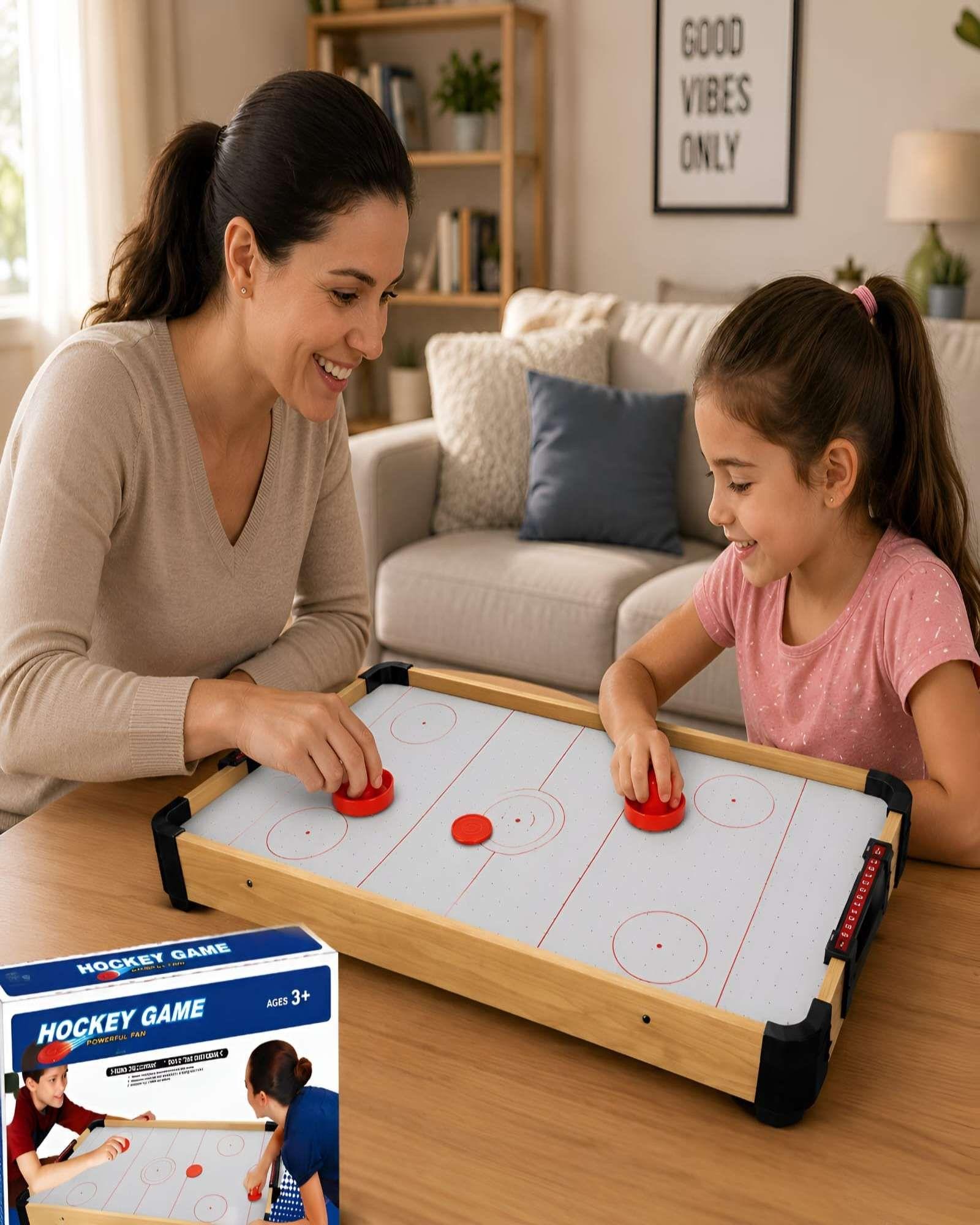 Mini Mesa Air Hockey De Madera Juguete Infantil-4