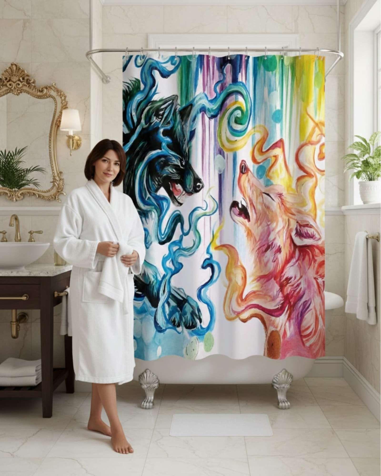 CORTINA DE GENERO CON PROTECTOR DE DUCHA set22-2