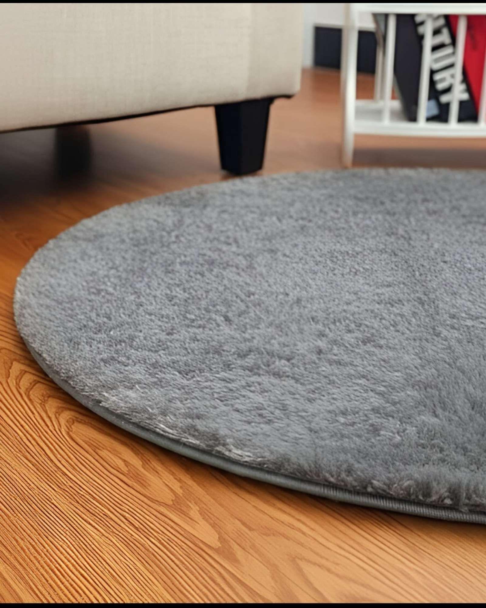 Alfombra Redonda Extra Soft Textura Shaggy Premium 150x150 02-2
