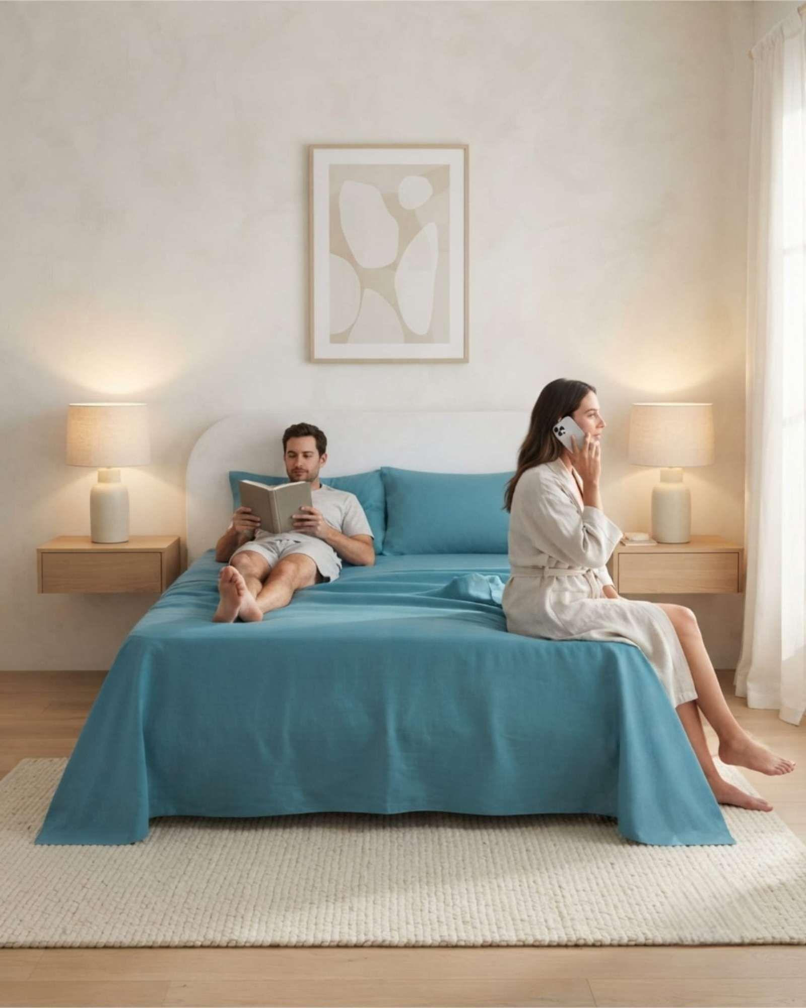 Juego De Sabanas Estilo De Revista Para Dormitorio 2 Plazas m3-3