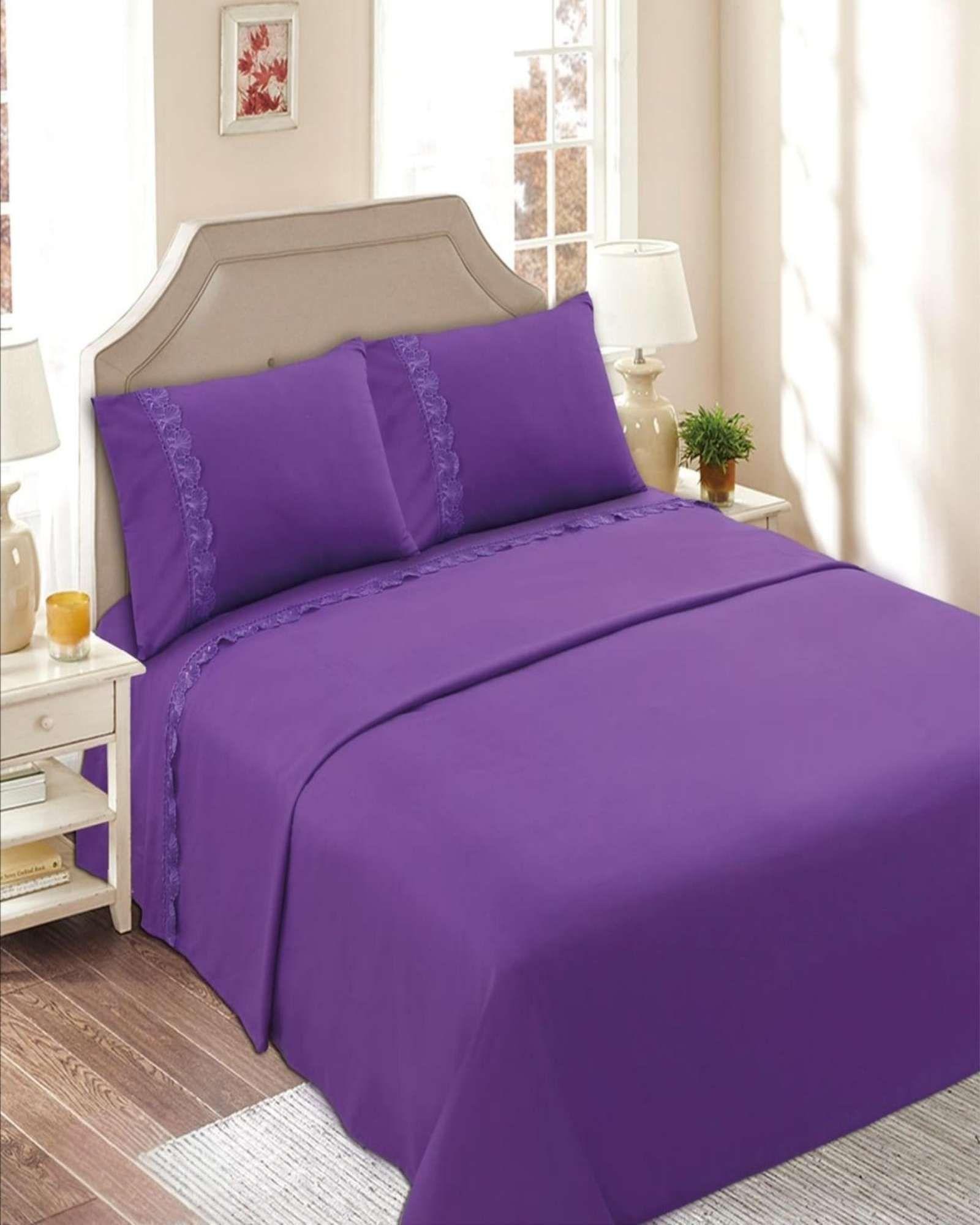 SABANAS 150 HILOS KING MORADO-0