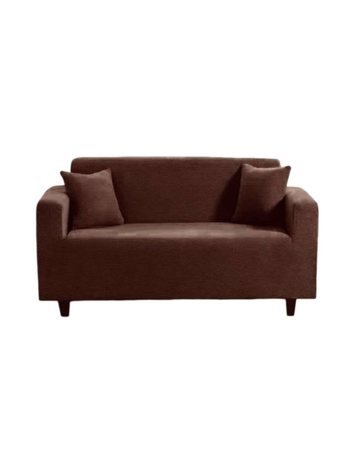 Funda De Sofá Elástica Cuadrillé: Renueva Tu Living En Minutos (3 Cuerpos) 1-2