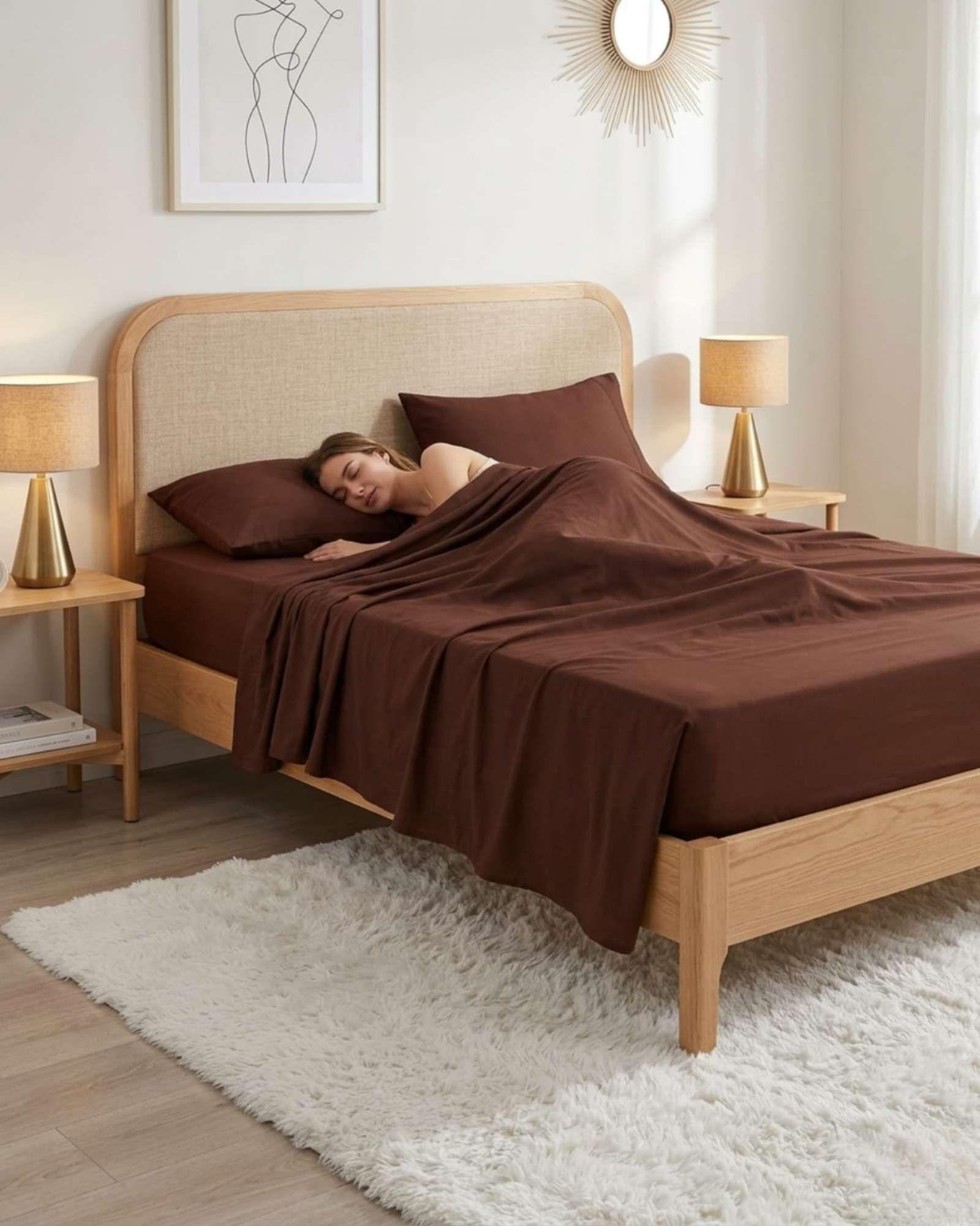 Juego de Sábanas 2 Plazas Verano Género Suave y Liviano 10-3