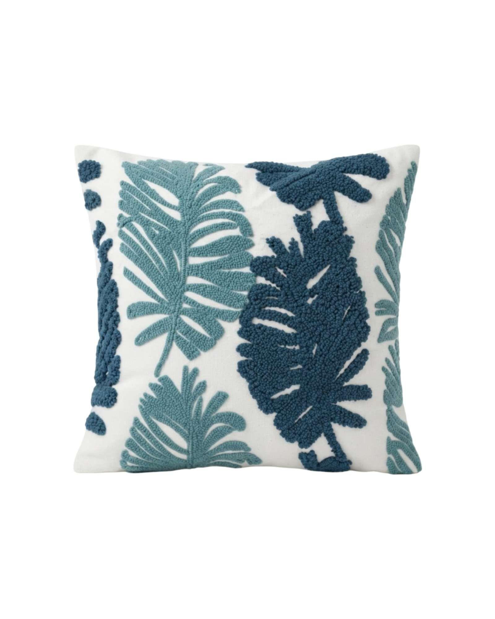 Set De 4 Fundas Para Cojin 45cm x 45cm Con Diseño Bordado m25-5