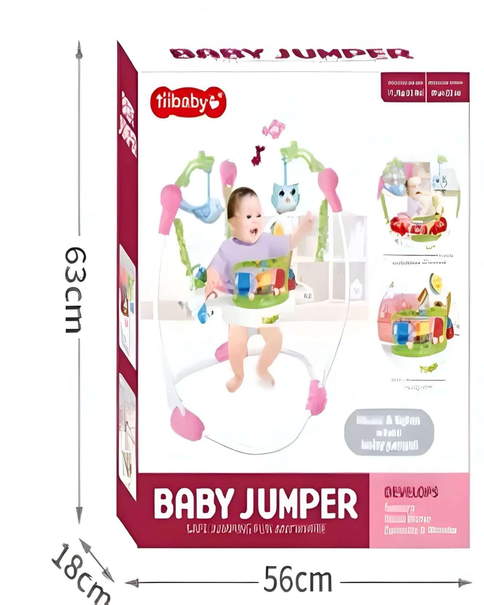 Baby Jumper – Diversión y Desarrollo para tu Bebé rosa-3