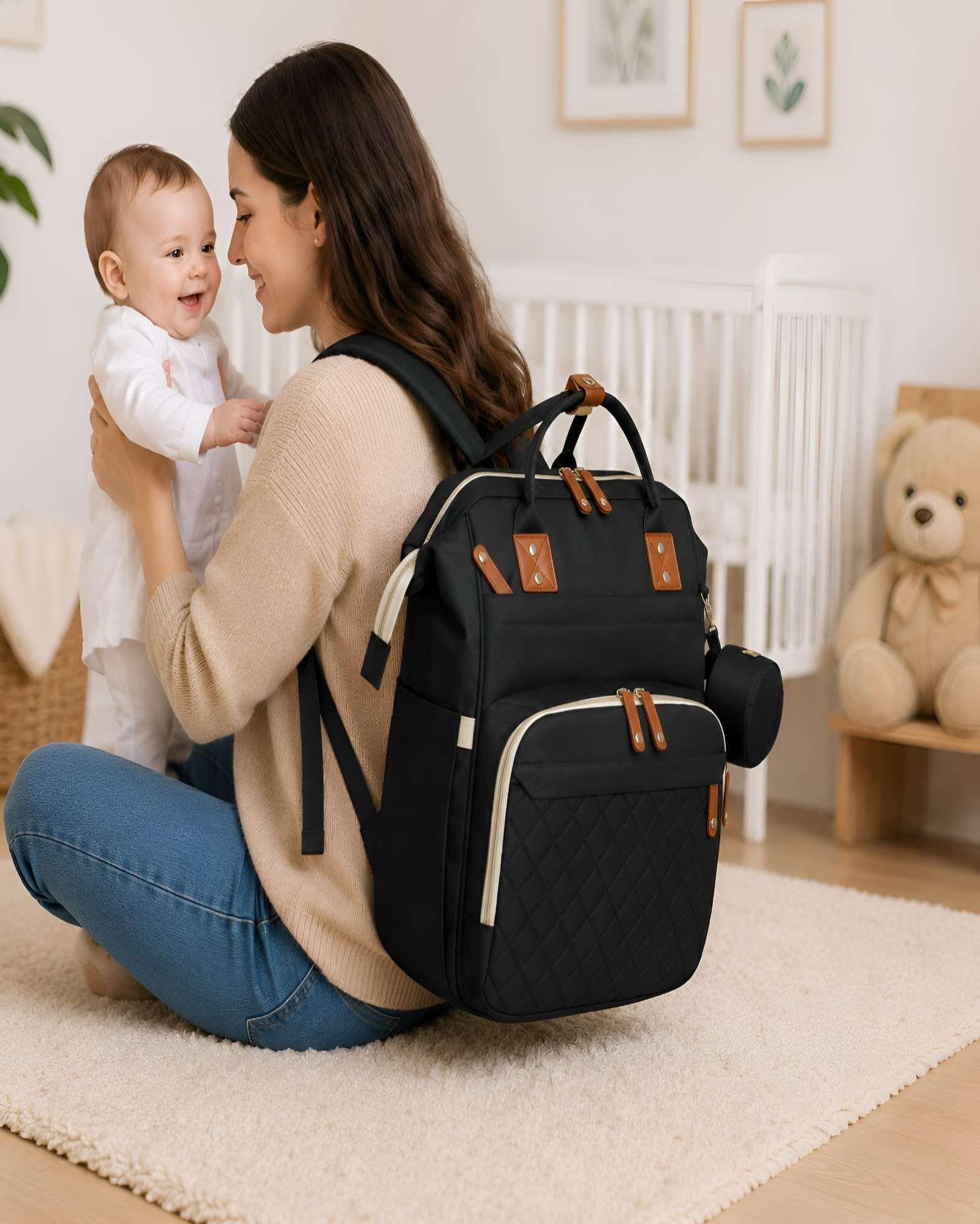 Mochila Para Bebe Maternal Multifuncion e Impermeable m1-3