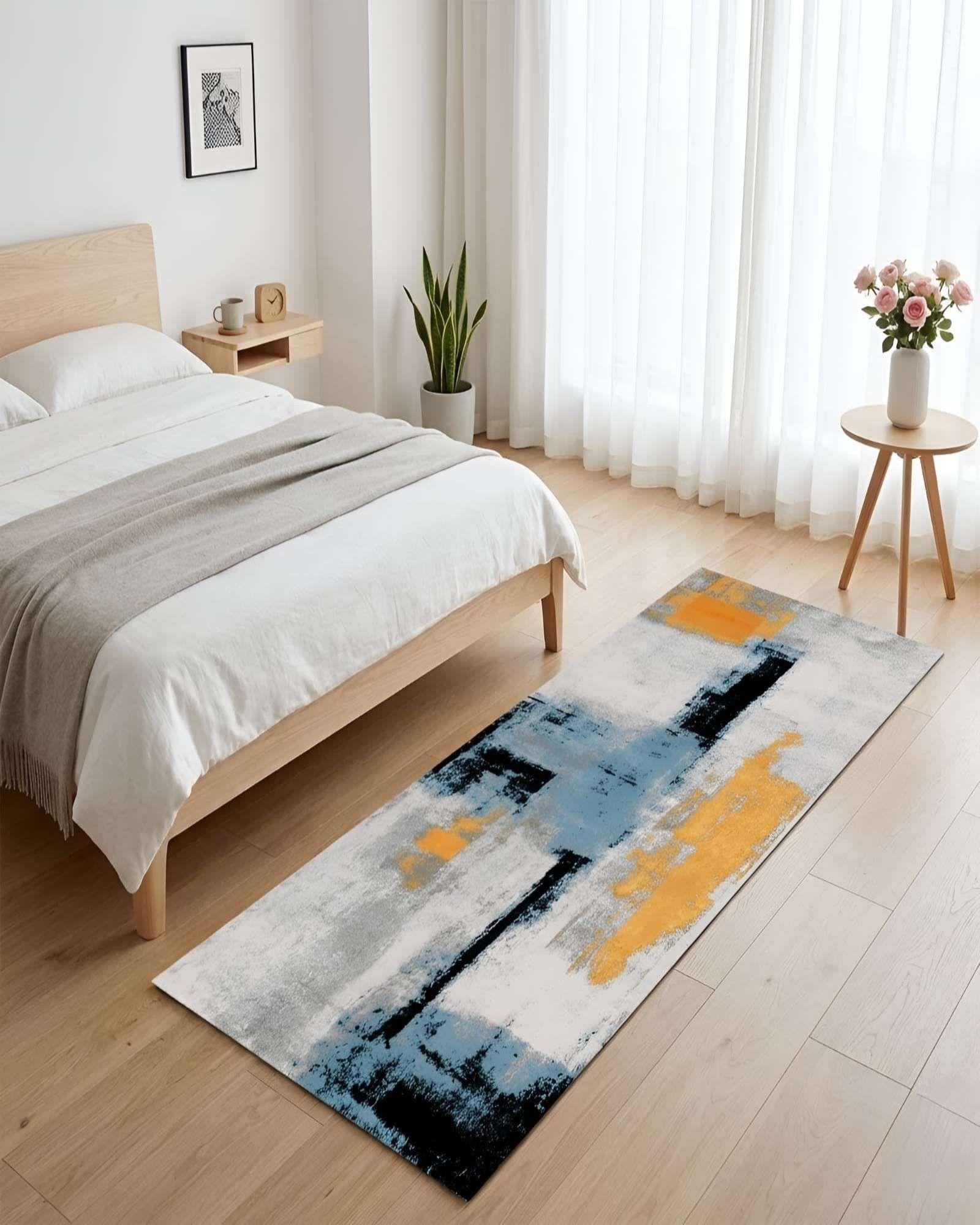 Alfombra Pasillera Decorativa 60x180 cm Estilo Contemporáneo 09-0