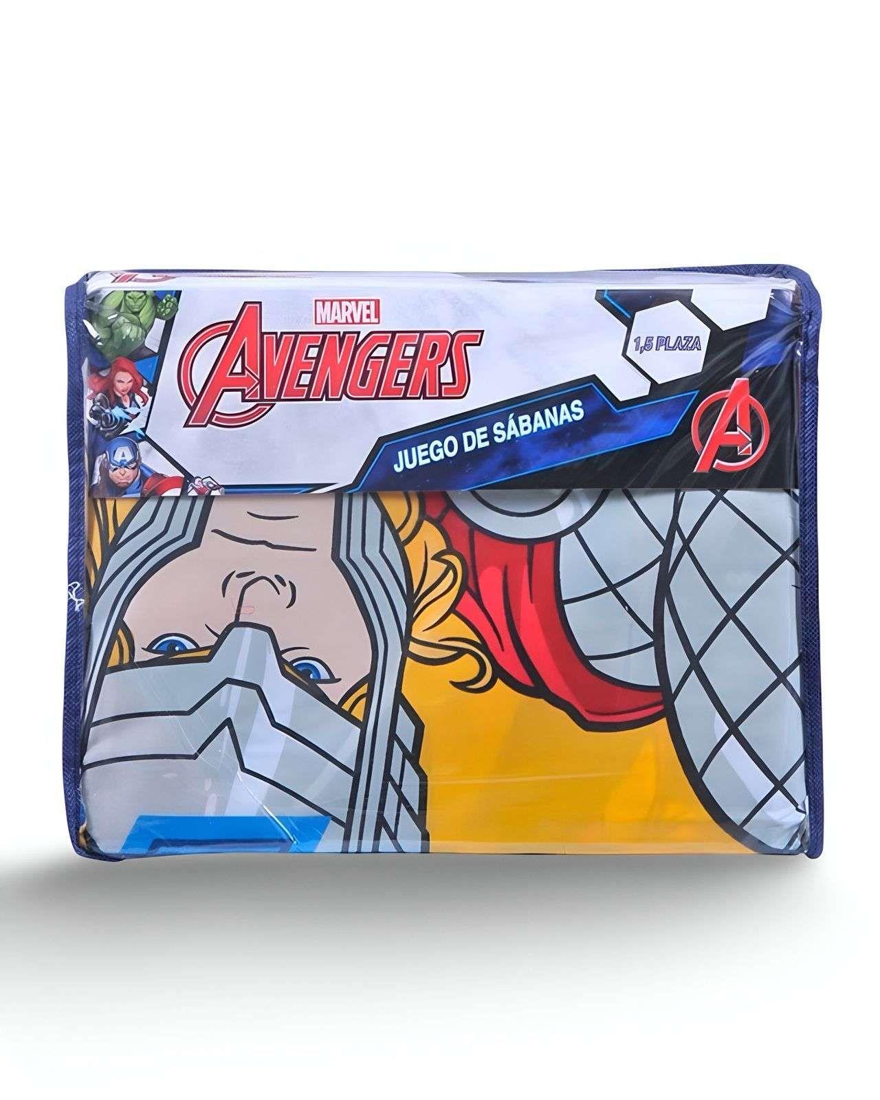 Sabanas infantil Avenger plaza y media Mashini-3