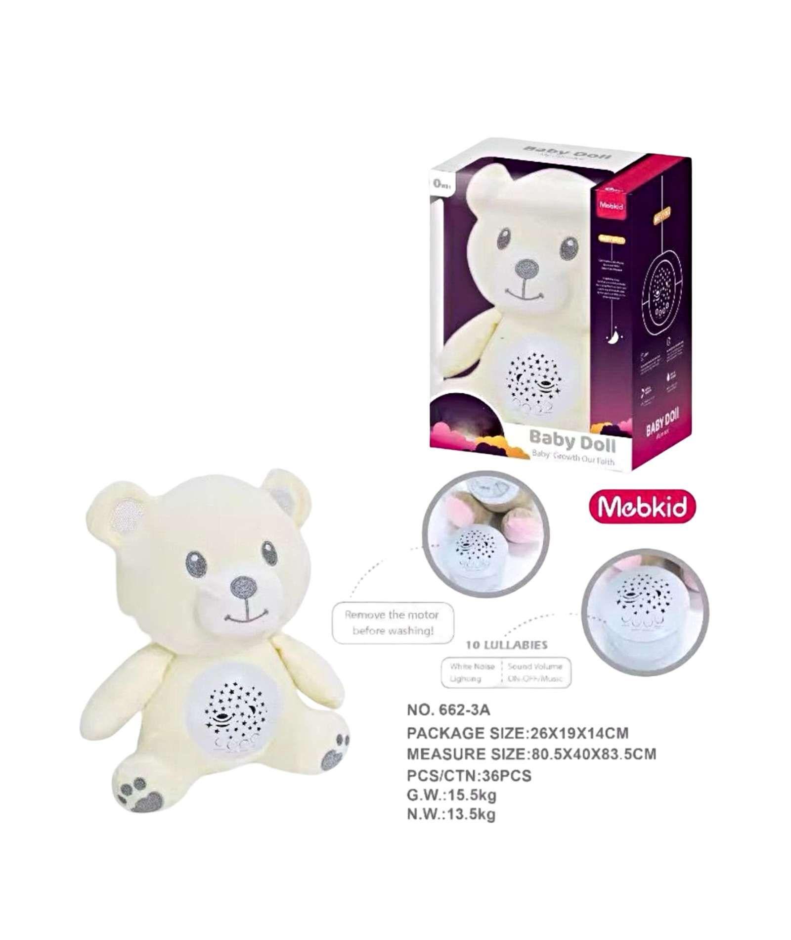 OSO PELUCHE PROYECTOR DE LUCES Y SONIDOS BEBÉ-3