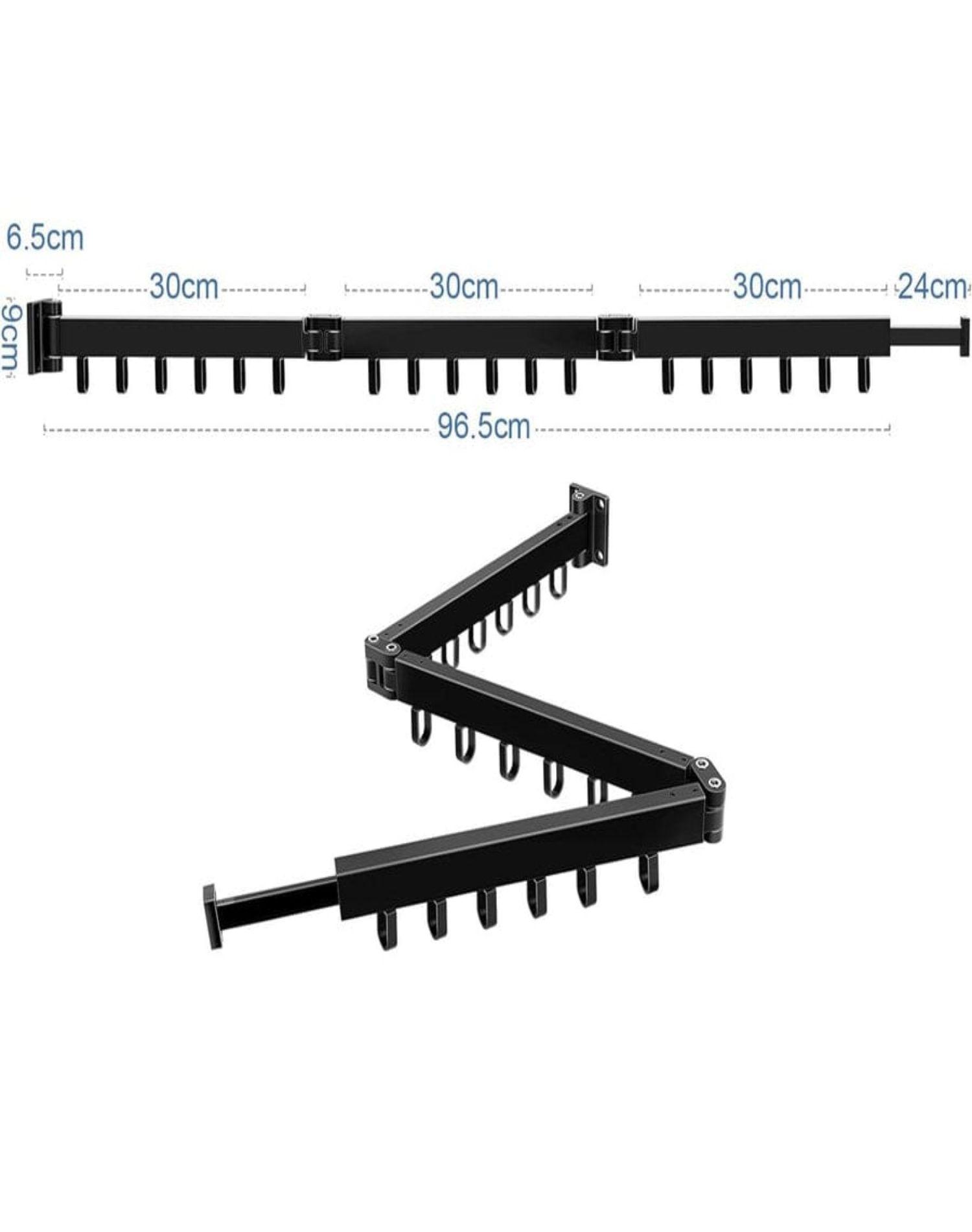 Organizador Tendedero Plegable Pared Secado Balcón-1