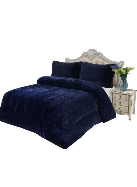 CUBRECAMA PELUDO CON CHIPORRO GRUESO 1.5 PLAZA .D9-0