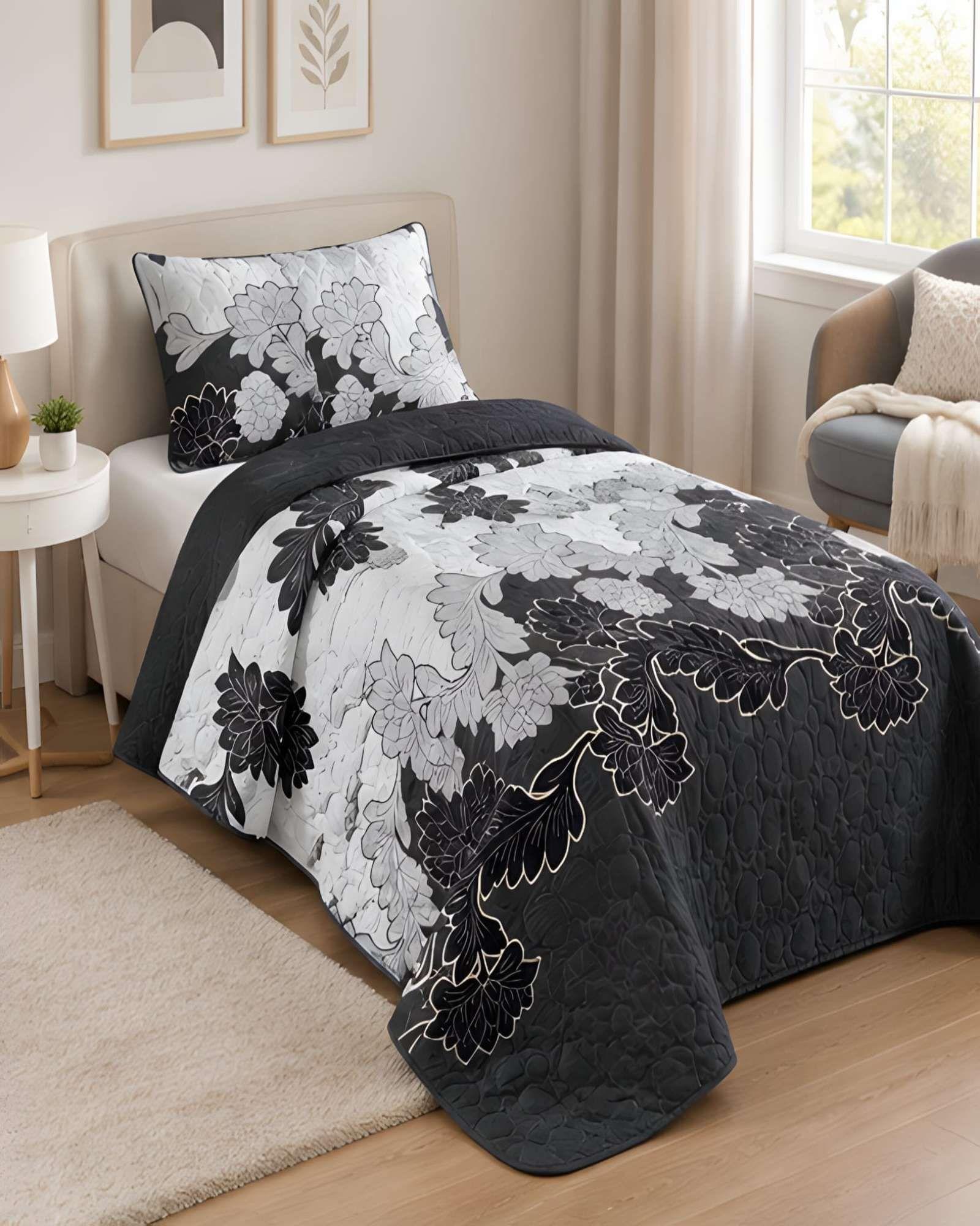 Quilt Plaza Y Media Delgado De Verano Mas Funda De Almohada m3-1