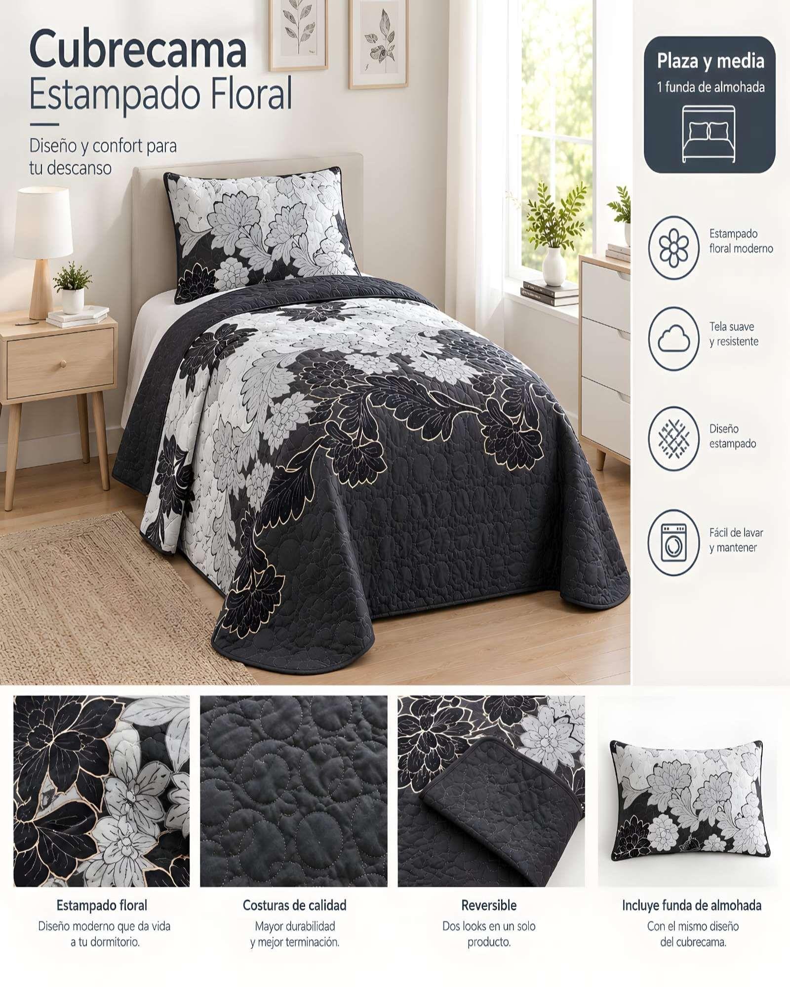 Quilt Plaza Y Media Delgado De Verano Mas Funda De Almohada m3-4