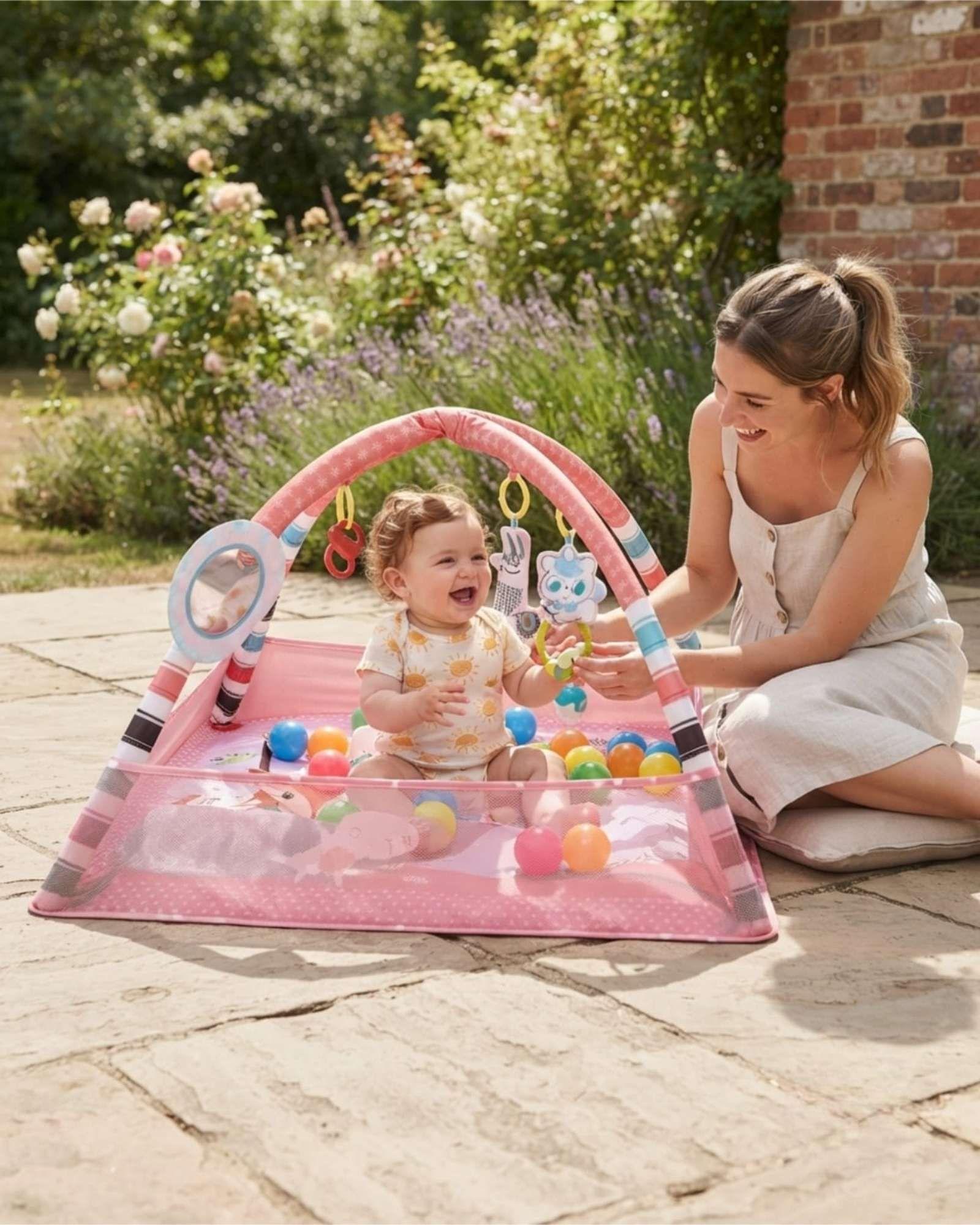 Gimnasio Y Centro De Actividades Para Bebe 2 En 1 Didactico m2-4