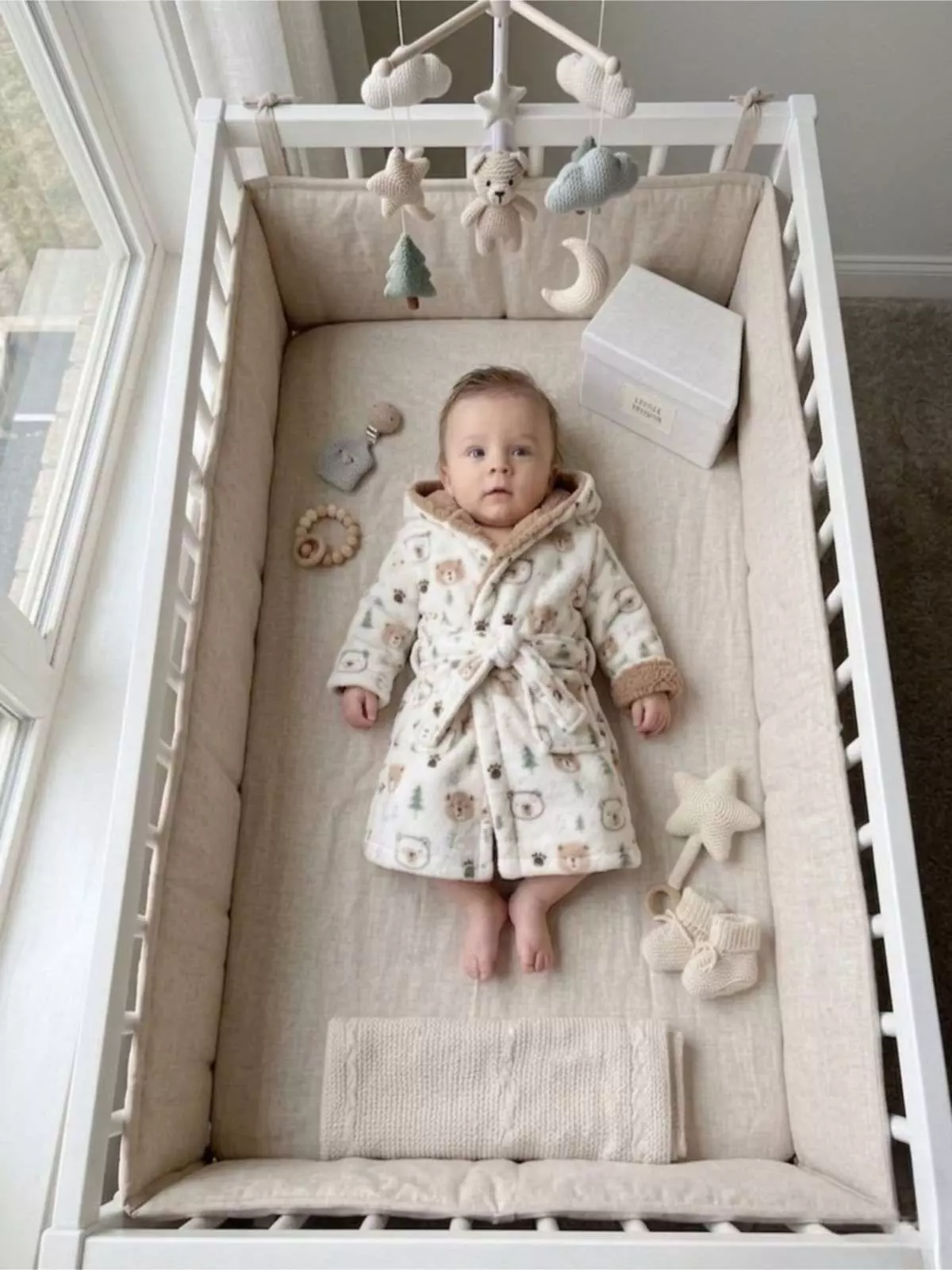 Bata de baño Bebé Con Capucha Diseños Niña Y Niño blanco-4