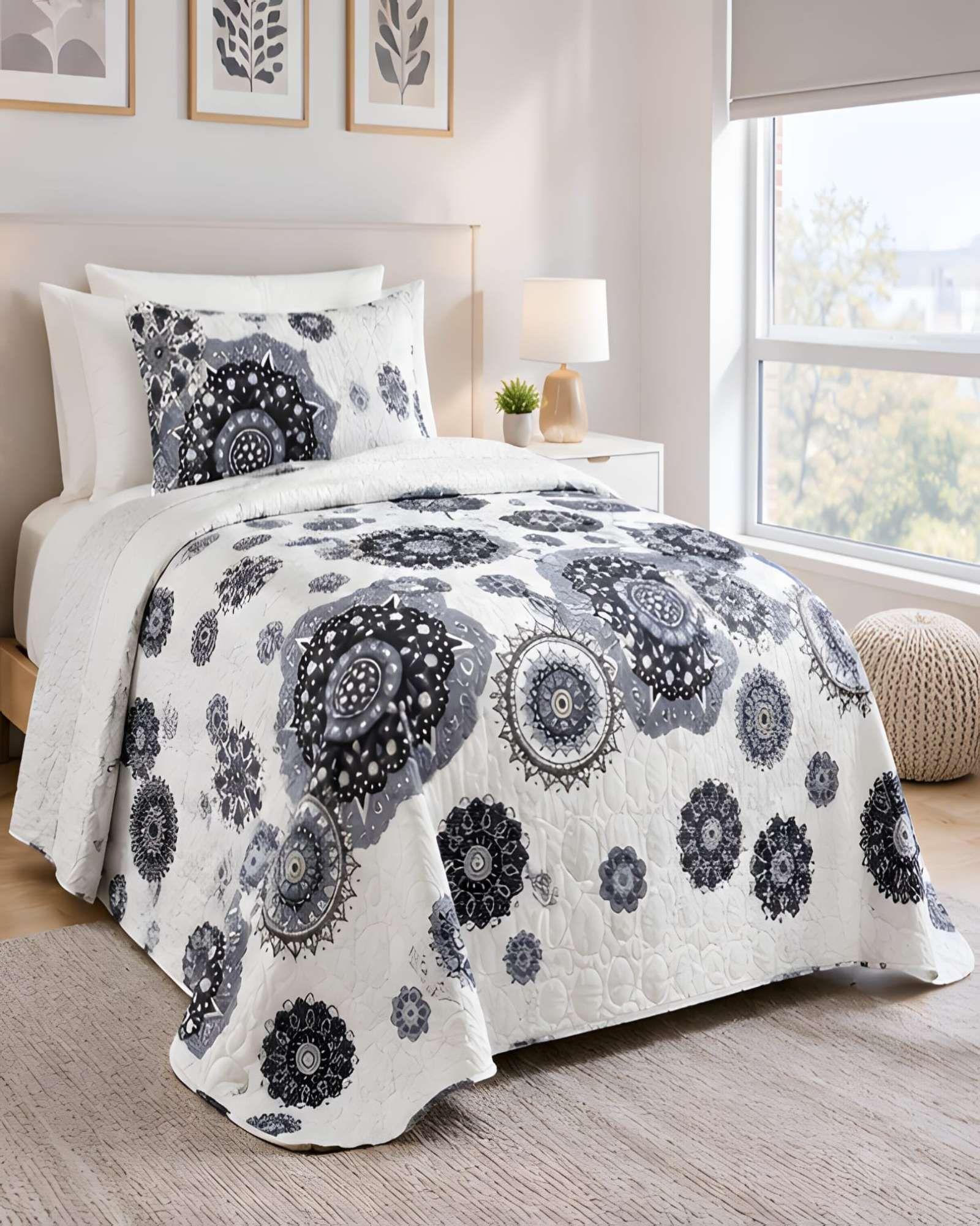 Quilt Plaza Y Media Delgado De Verano Mas Funda De Almohada m2-1