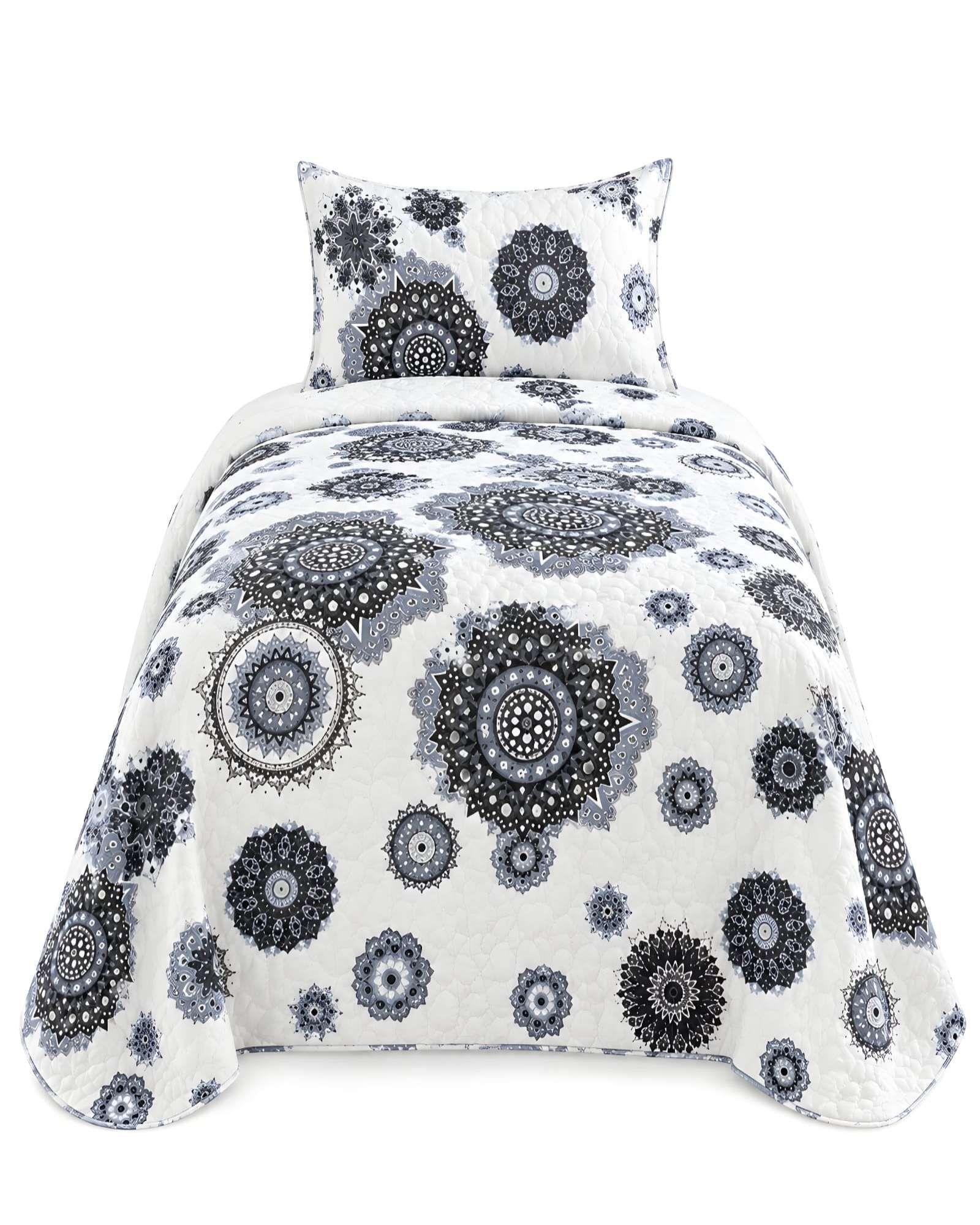 Quilt Plaza Y Media Delgado De Verano Mas Funda De Almohada m2-5