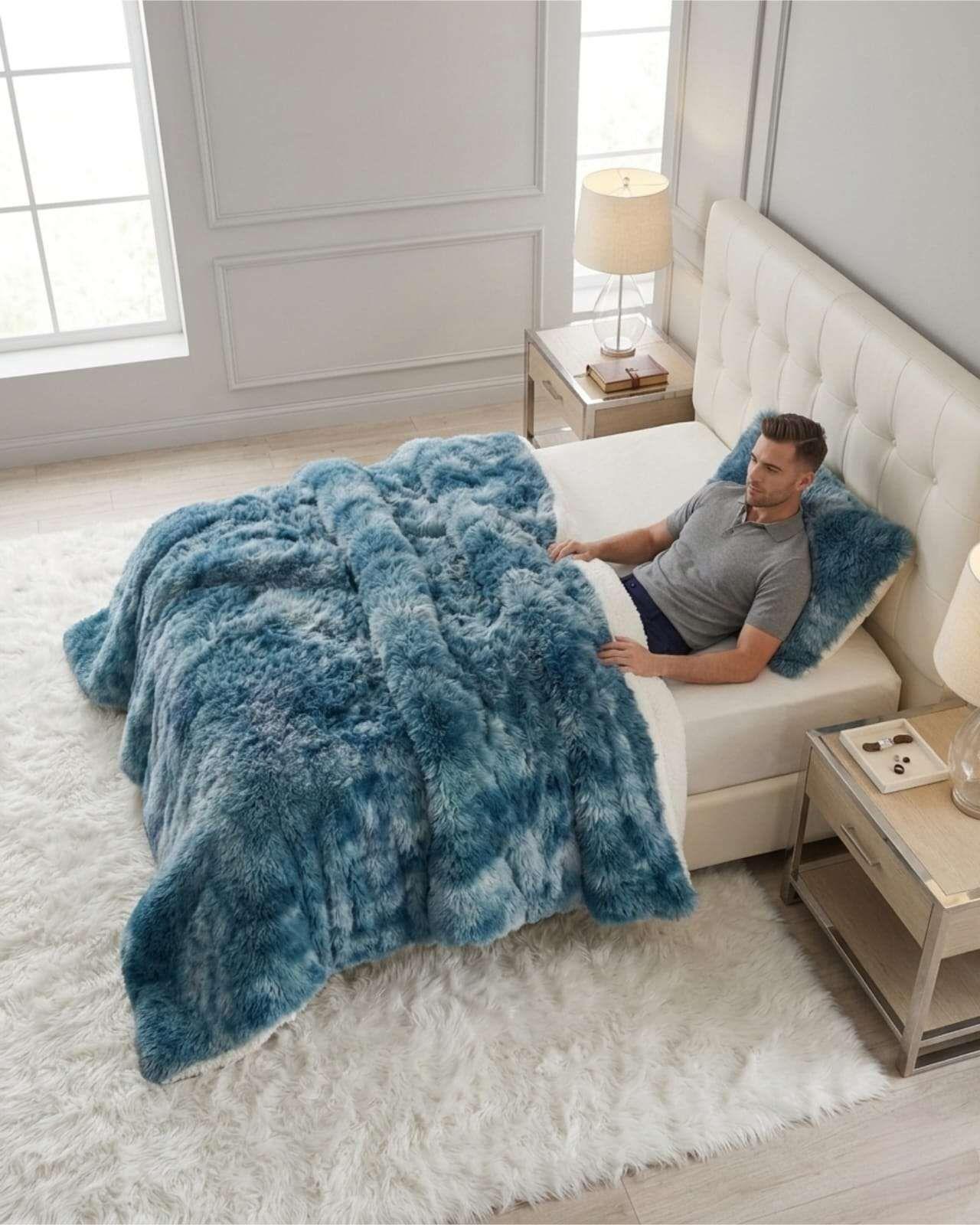 Cubre-Cama Shaggy con Chiporro – Textura Extra Suave Plaza Y Media 02-2