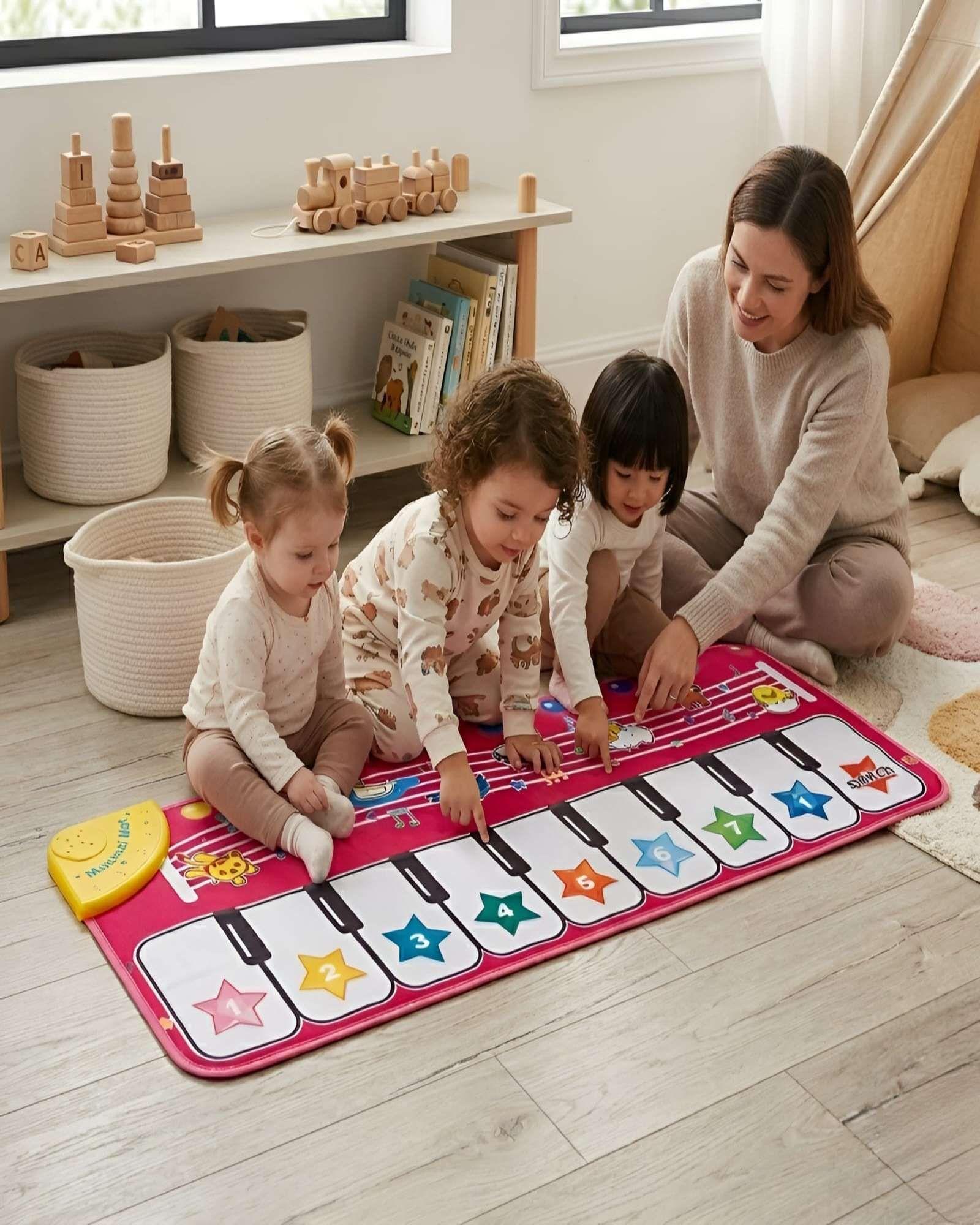 Tapete Musical Sensorial Interactivo para Bebés F1-4