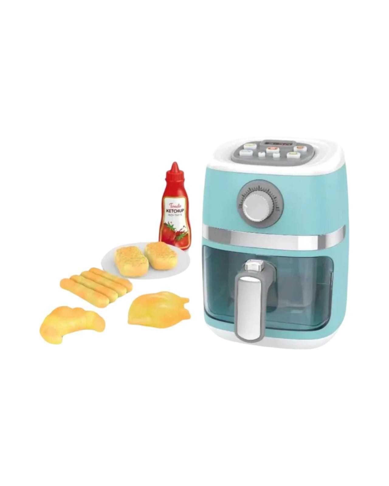 Set Freidora De Aire Y Comida De Juguete Con Accesorios-5
