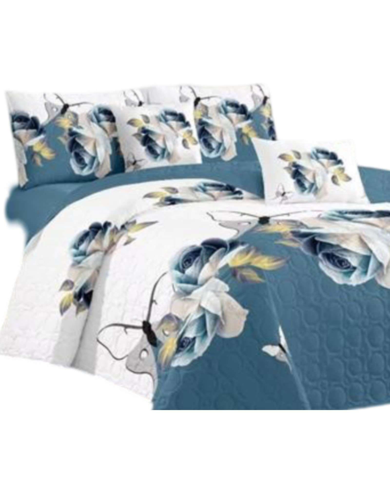 COBERTOR COLCHA QUILT DE VERANO 2 PLAZAS A12-1