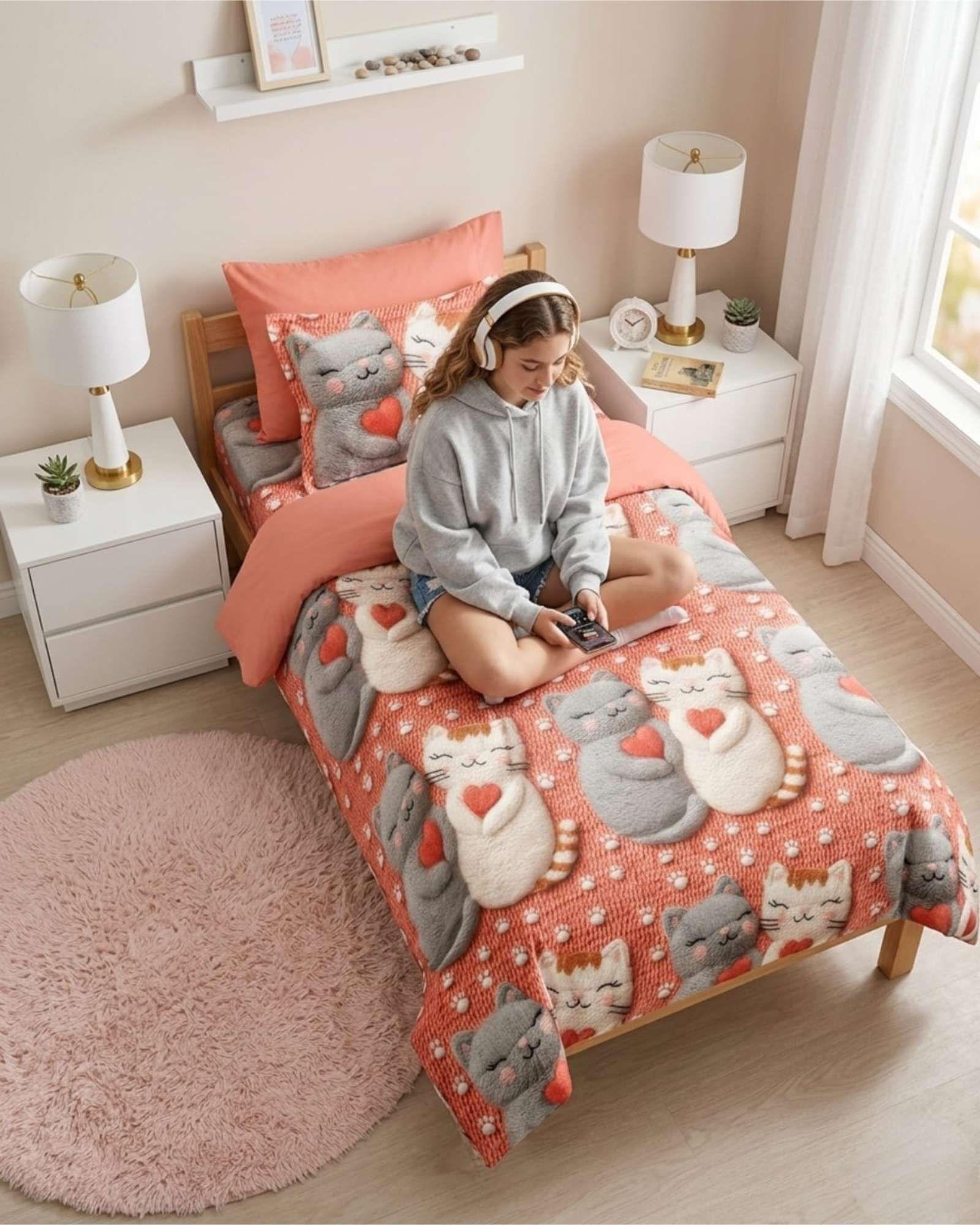 Quilt De Verano 5D Cubrecama Ligero Transpirable Plaza y Media PM15-2