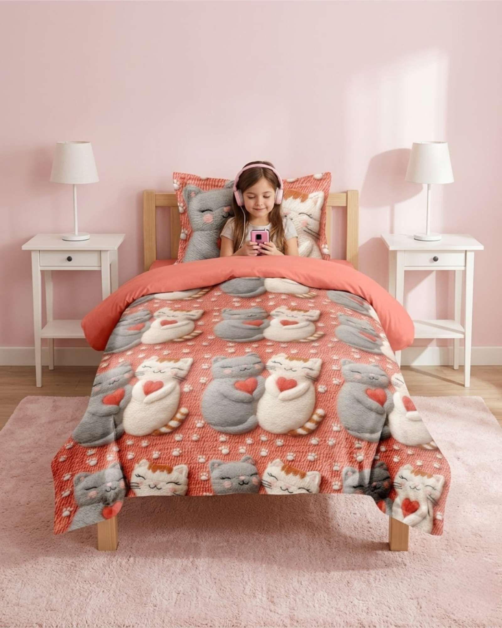 Quilt De Verano 5D Cubrecama Ligero Transpirable Plaza y Media PM15-3