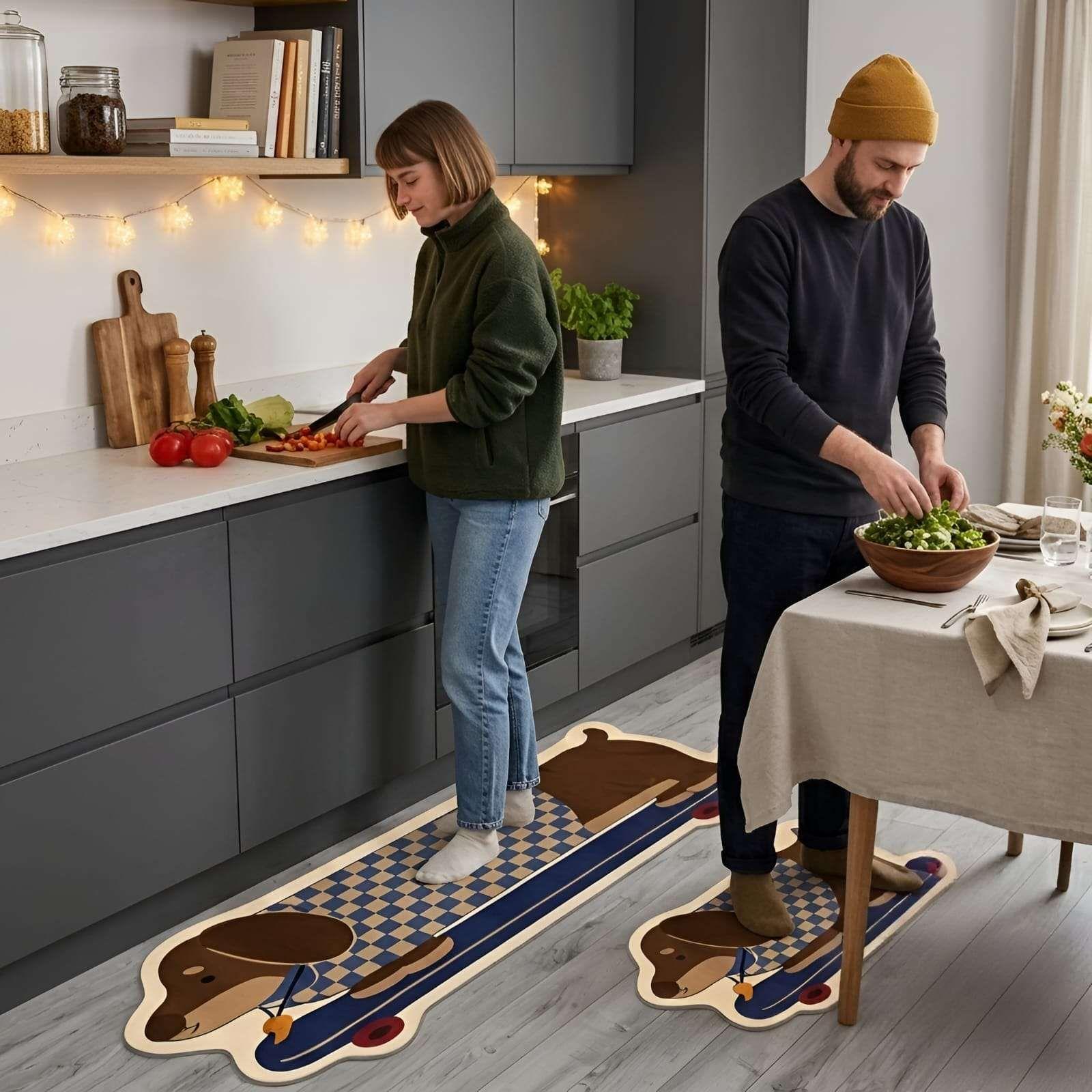 Set de Alfombras para Cocina: Diseño y Durabilidad 15-3