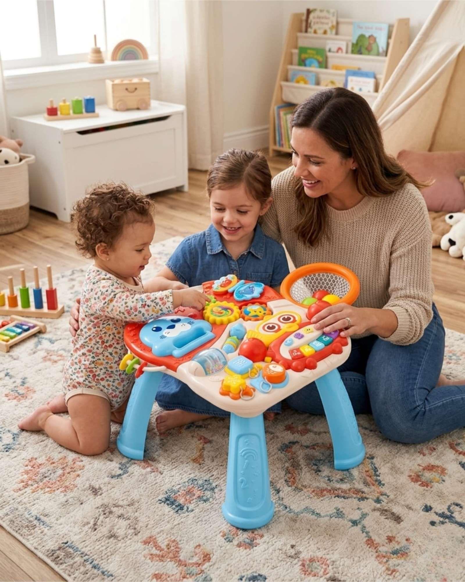 Centro De Actividades Para Bebe Andador Y Mesa Didactica-4