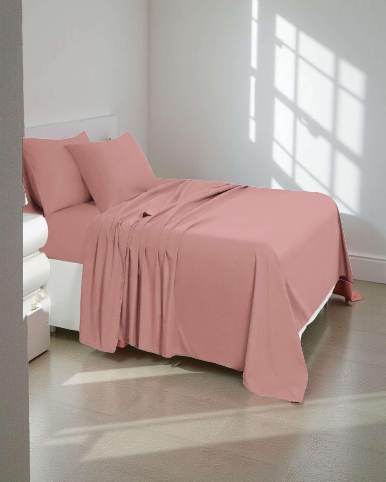 Set de Sabanas Verano King Rosado-2