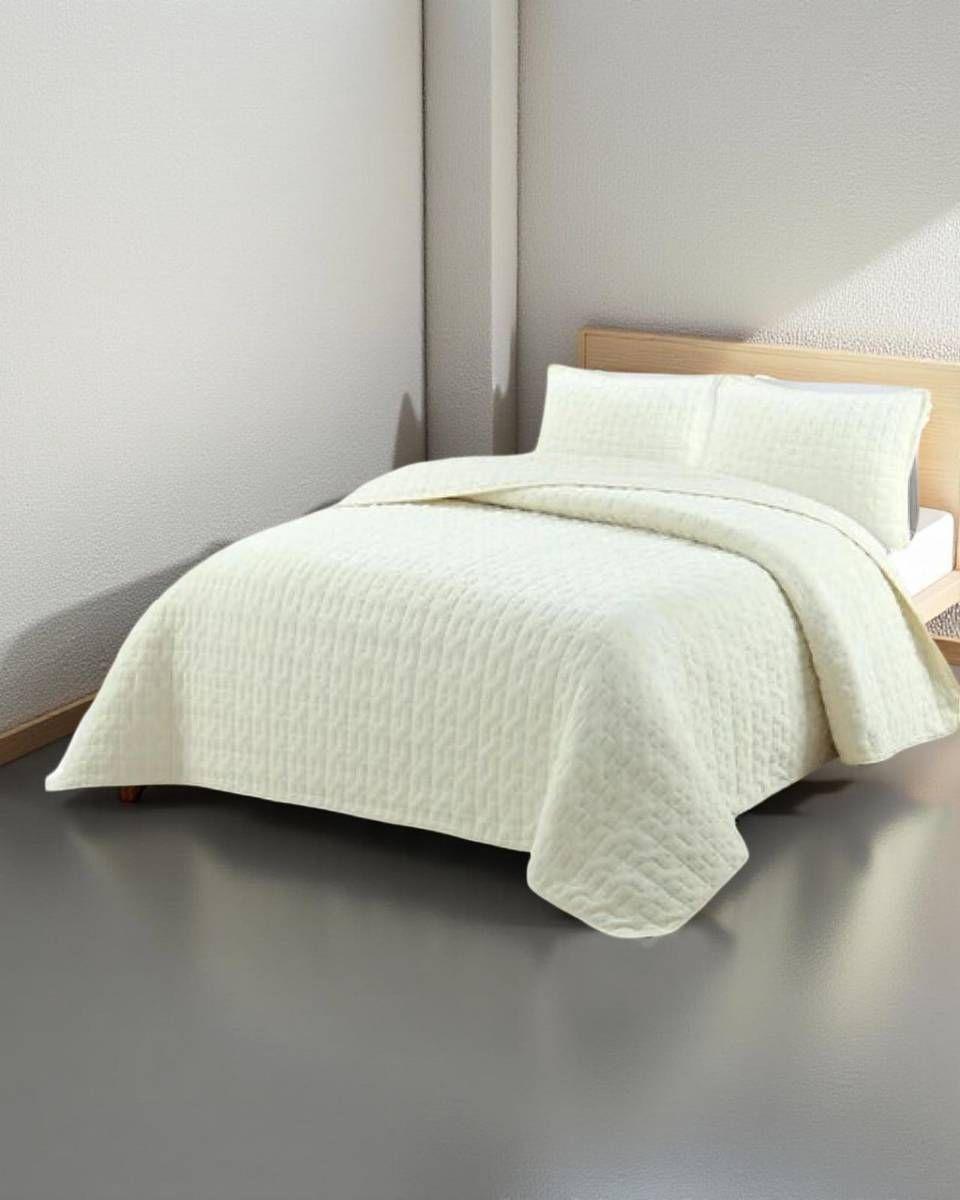 CUBRECAMA QUILT PLUSH DELGADO KING 250X270 GS09-1