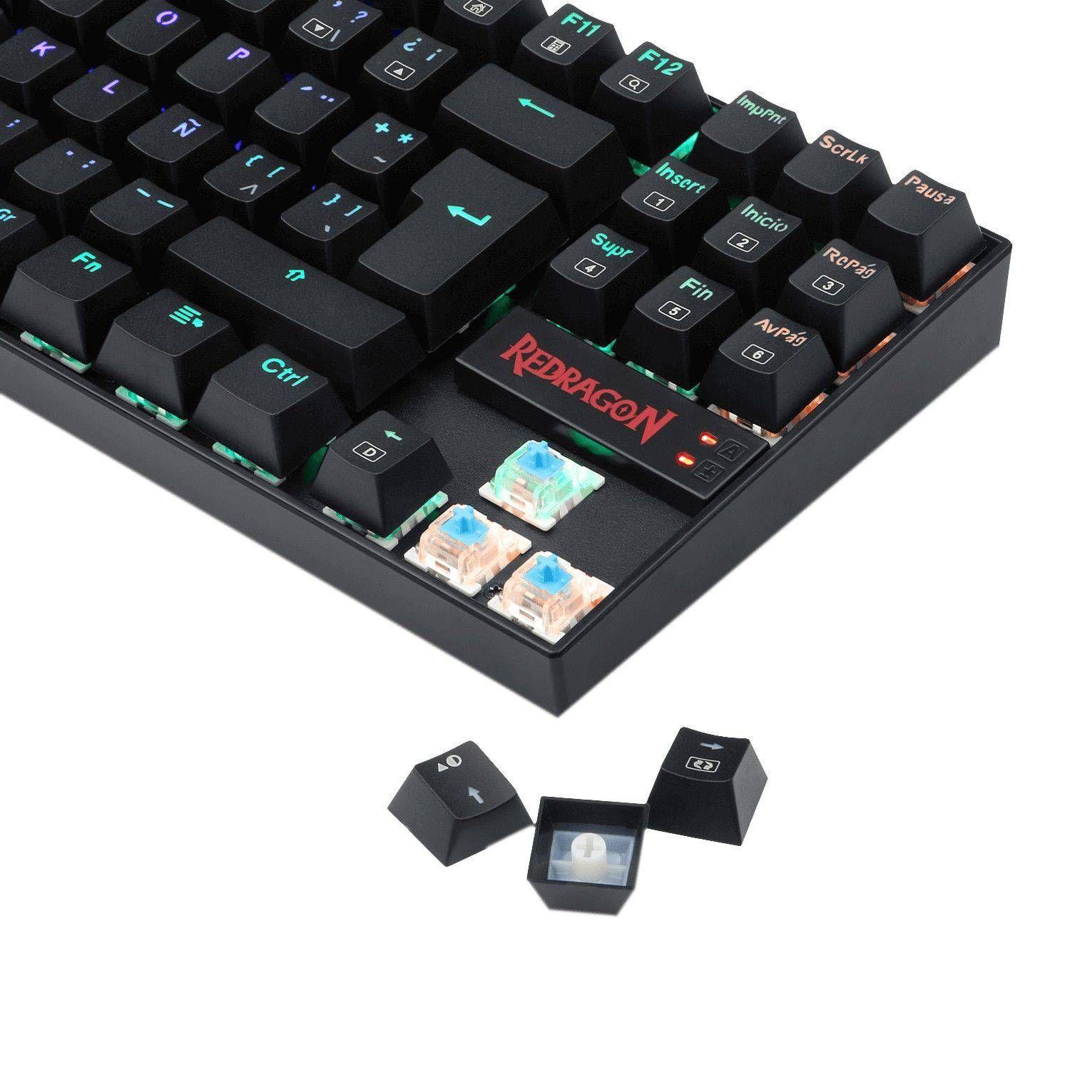 Teclado Gamer Redragon Kumara K552 Qwerty Outemu Blue RGB-1