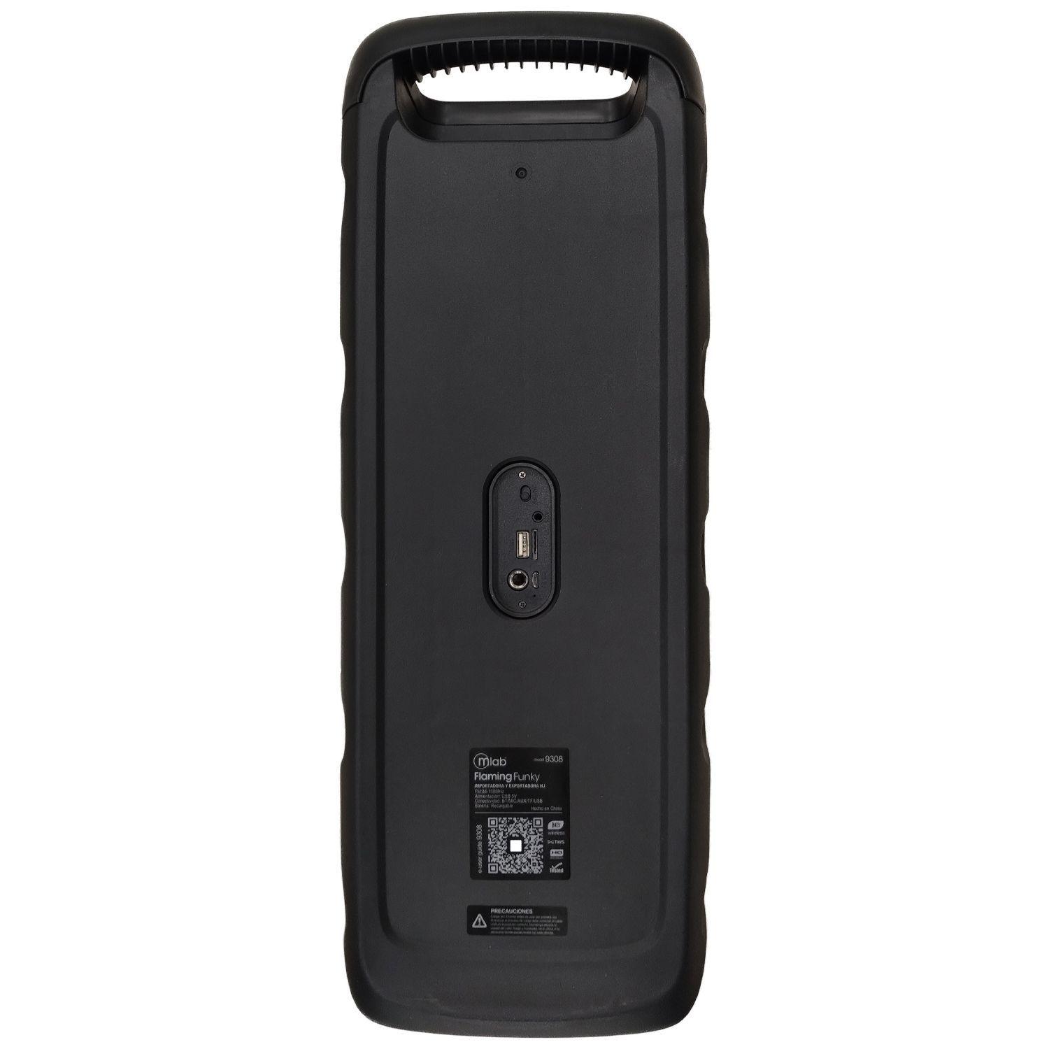 Parlante Tws Bluetooth Flaming Funky Mlab 9308 Color Negro-3
