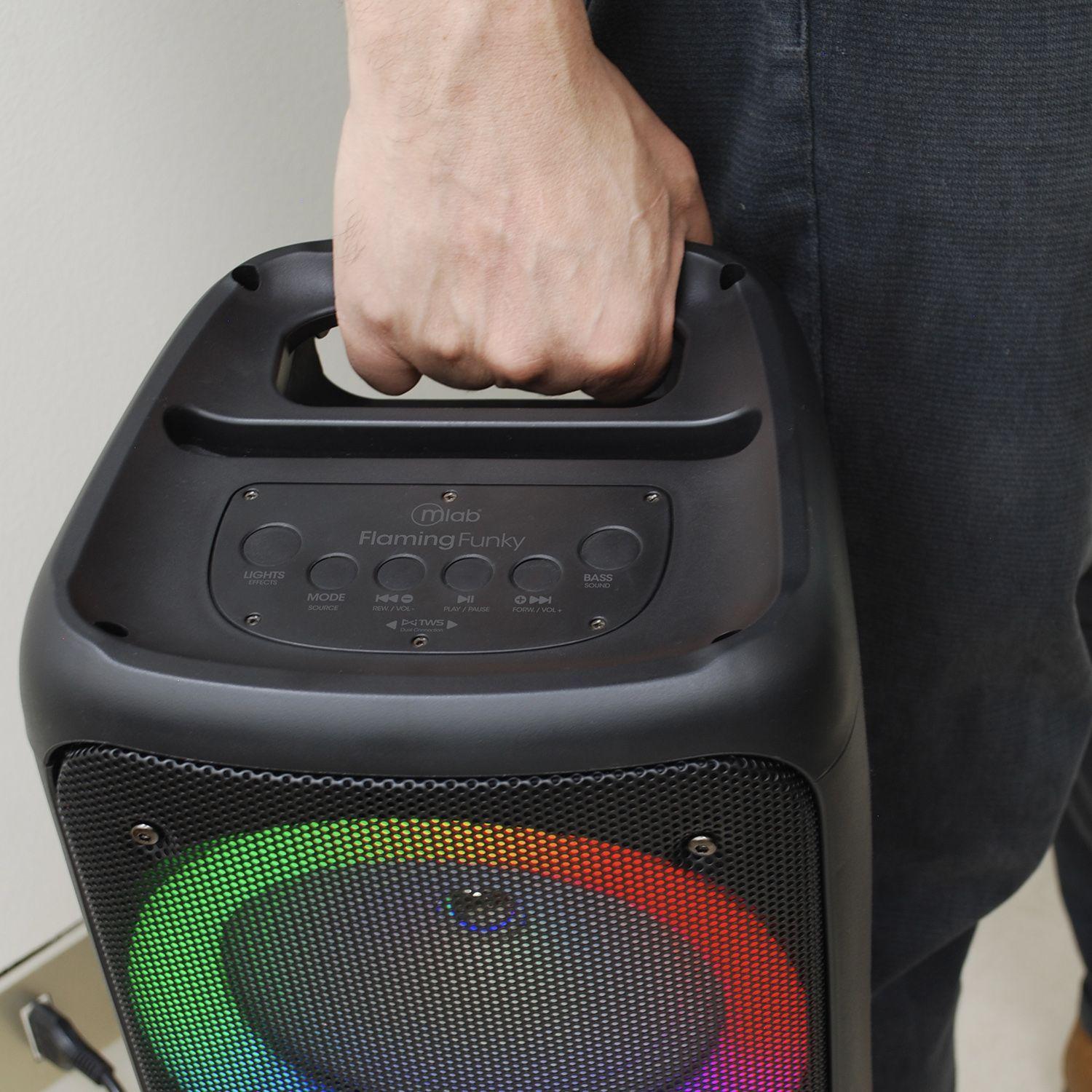 Parlante Tws Bluetooth Flaming Funky Mlab 9308 Color Negro-5