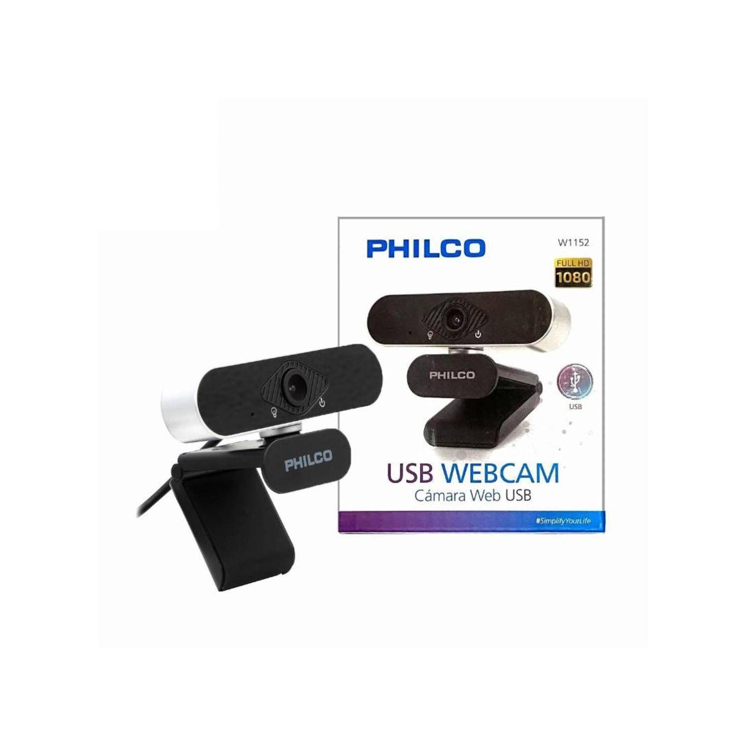 Webcam Cámara Web Philco W1152 Full Hd 1080p Usb-3