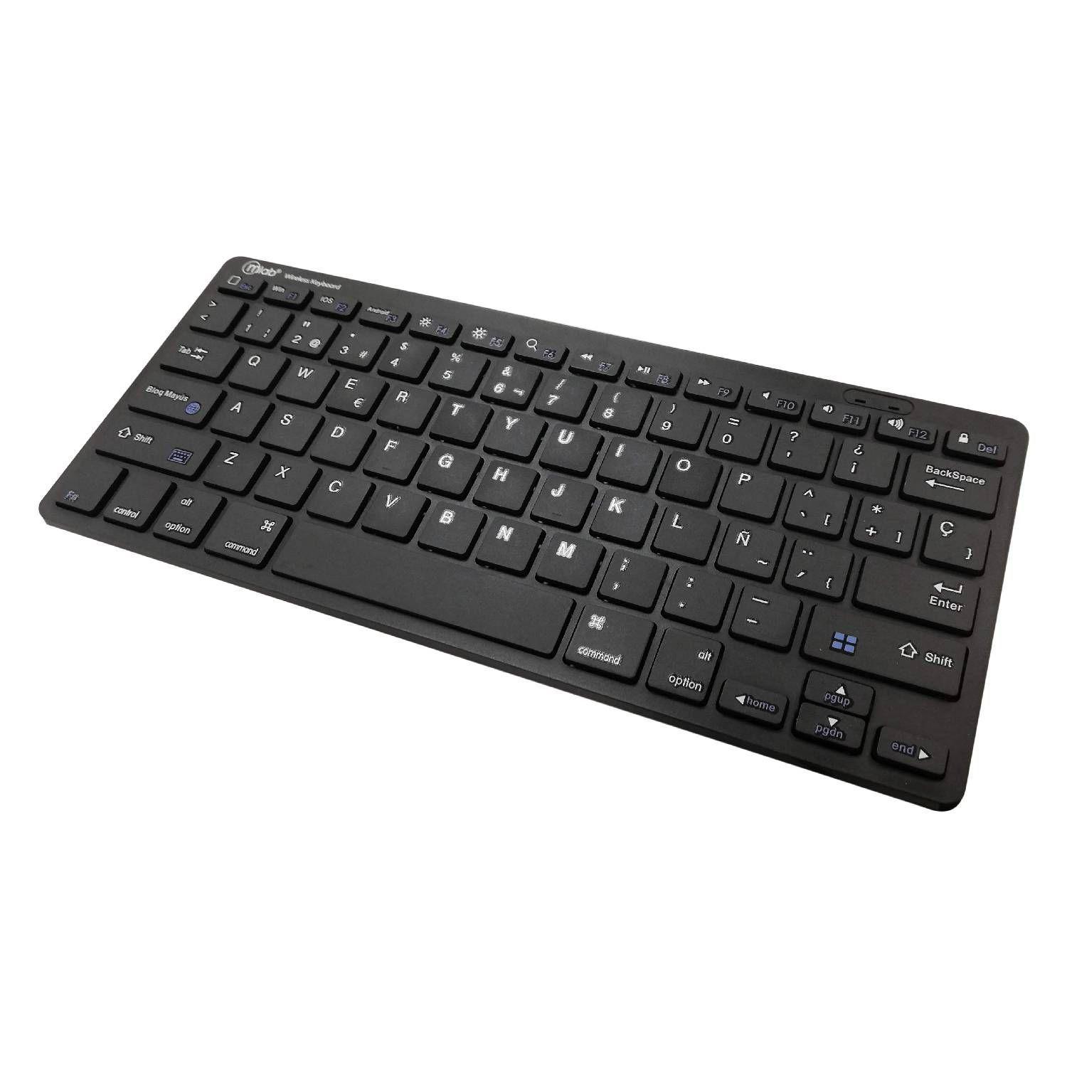 Teclado Mini Portátil Bluetooth Negro Mlab-1