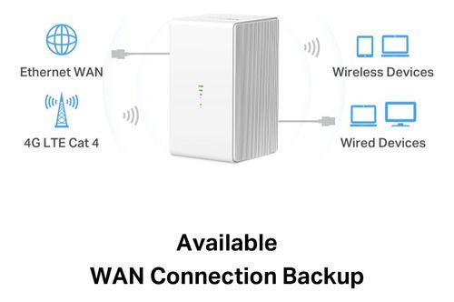 Router Inalámbrico 4g Lte De 300 Mbps Mercusys Mb110-4g-5