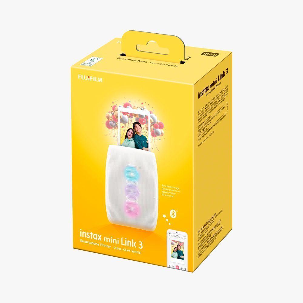IMPRESORA INSTAX MINI LINK 3 CLAY WHITE -3