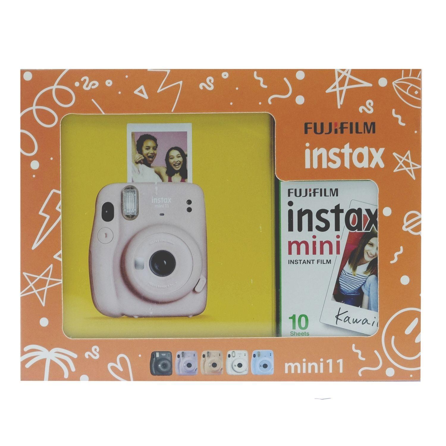 Kit Instax Mini 11 Blush Pink + 10 Películas-1