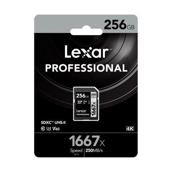 Mem Lexar SD 256gb C-10 1667x 250mb 4K Profess-1