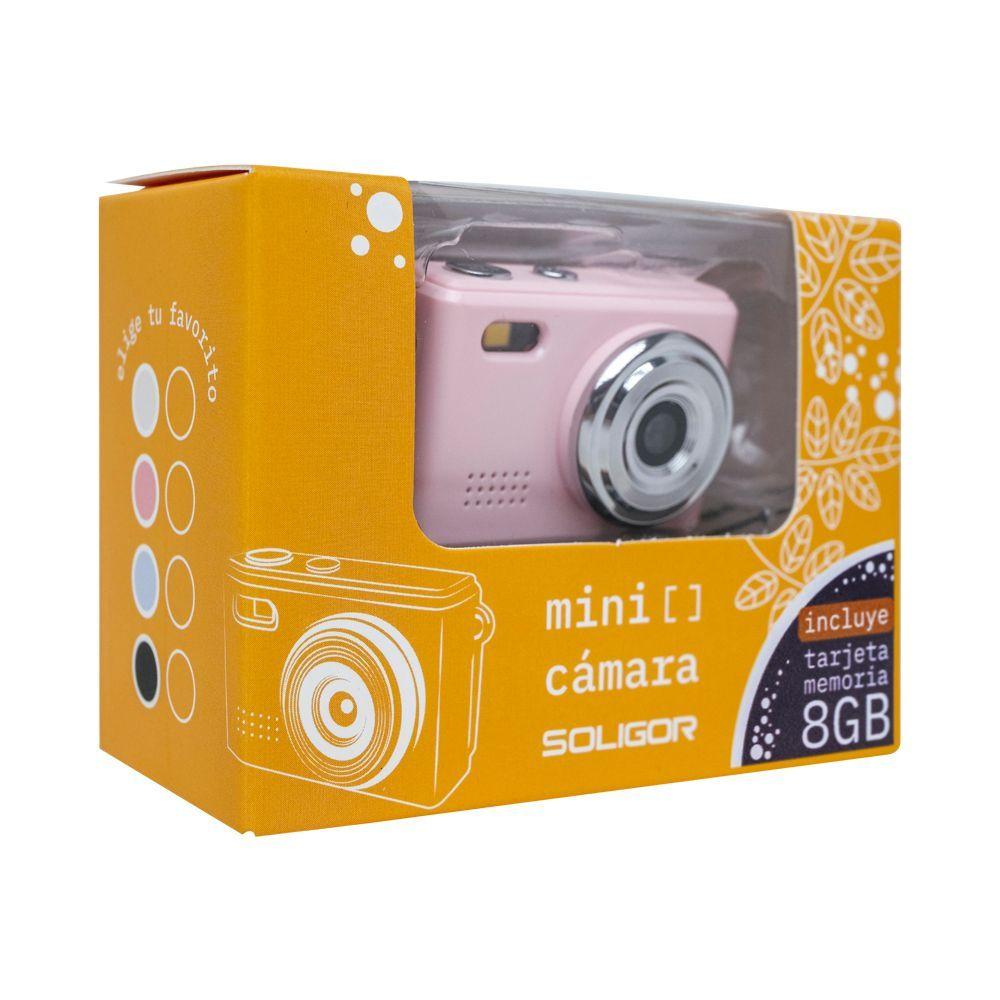 MINI CAMARA SOLIGOR C ROSADA DC23-3
