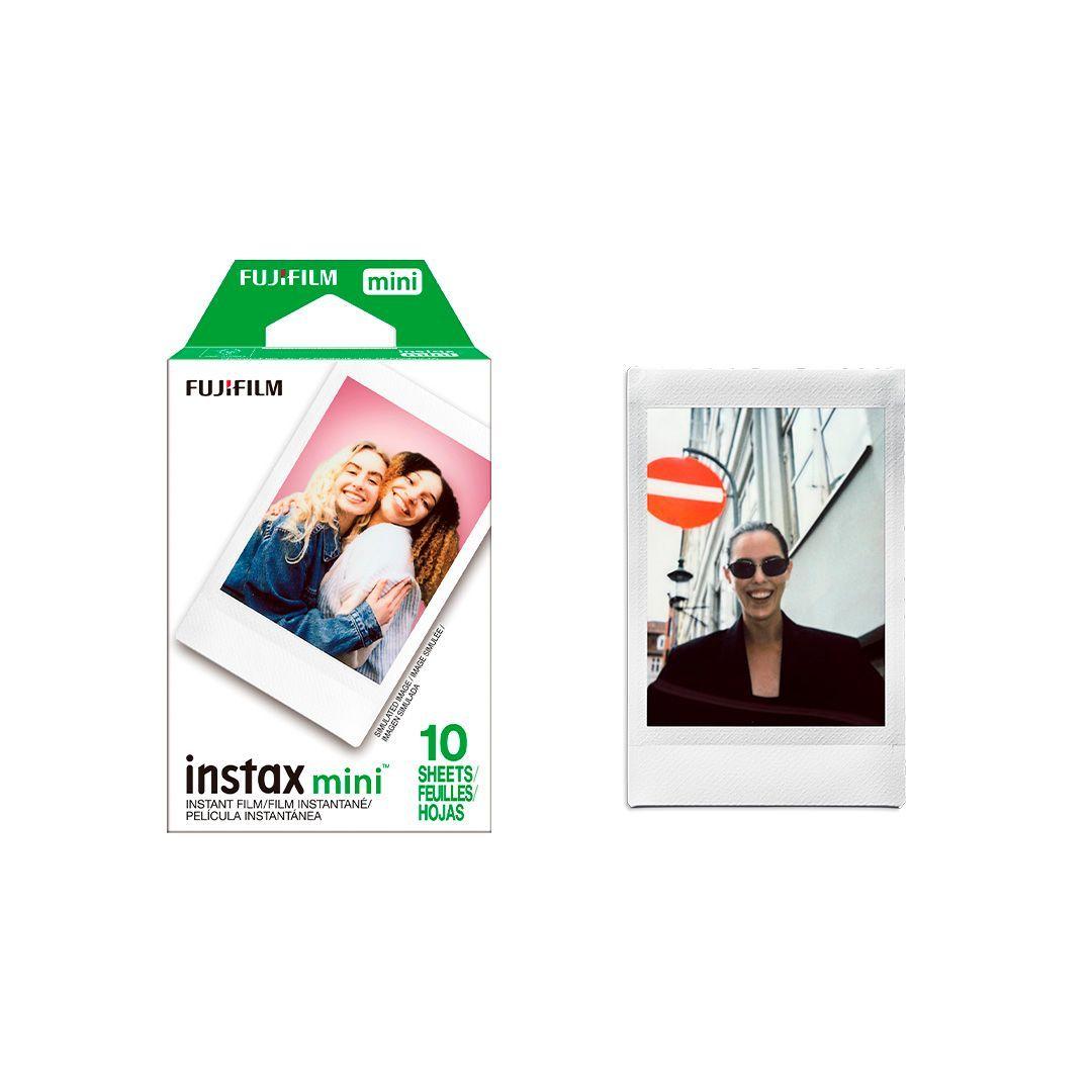 Kit Camara Instax Mini 13 Clay White Pack 10 Peliculas-6