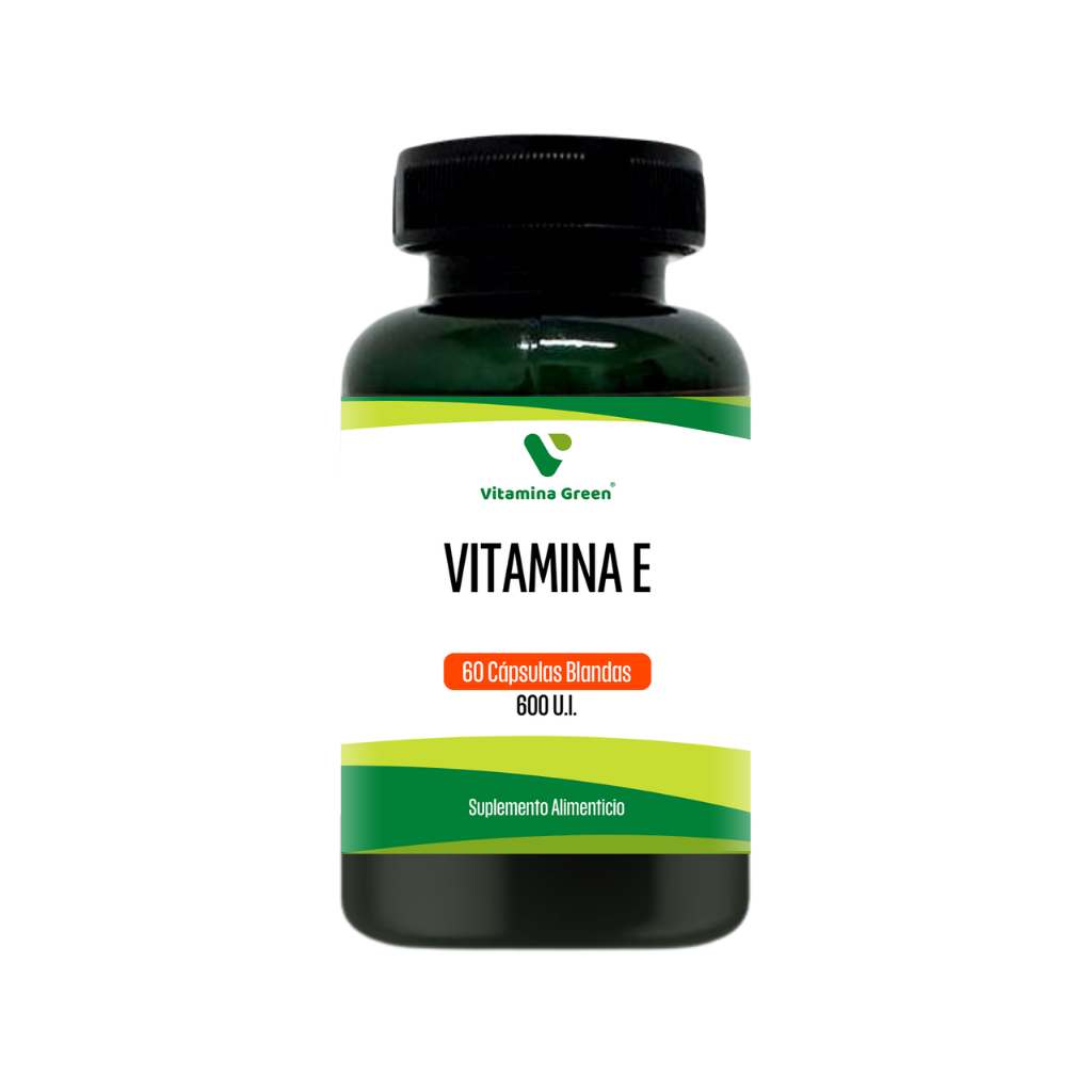Vitamina E Suplemento 600 UI - 60 cápsulas-0